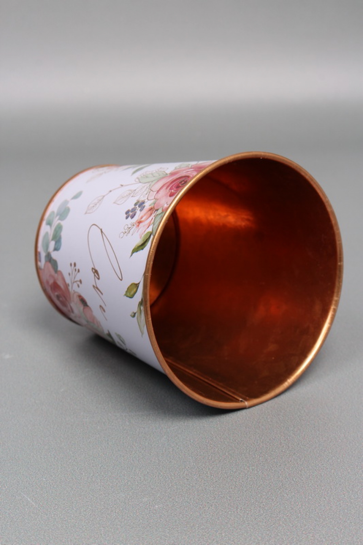 Декоративное кашпо "Таинственное очарование" D10XH10 см B:D7.5 см,  металл  7929М