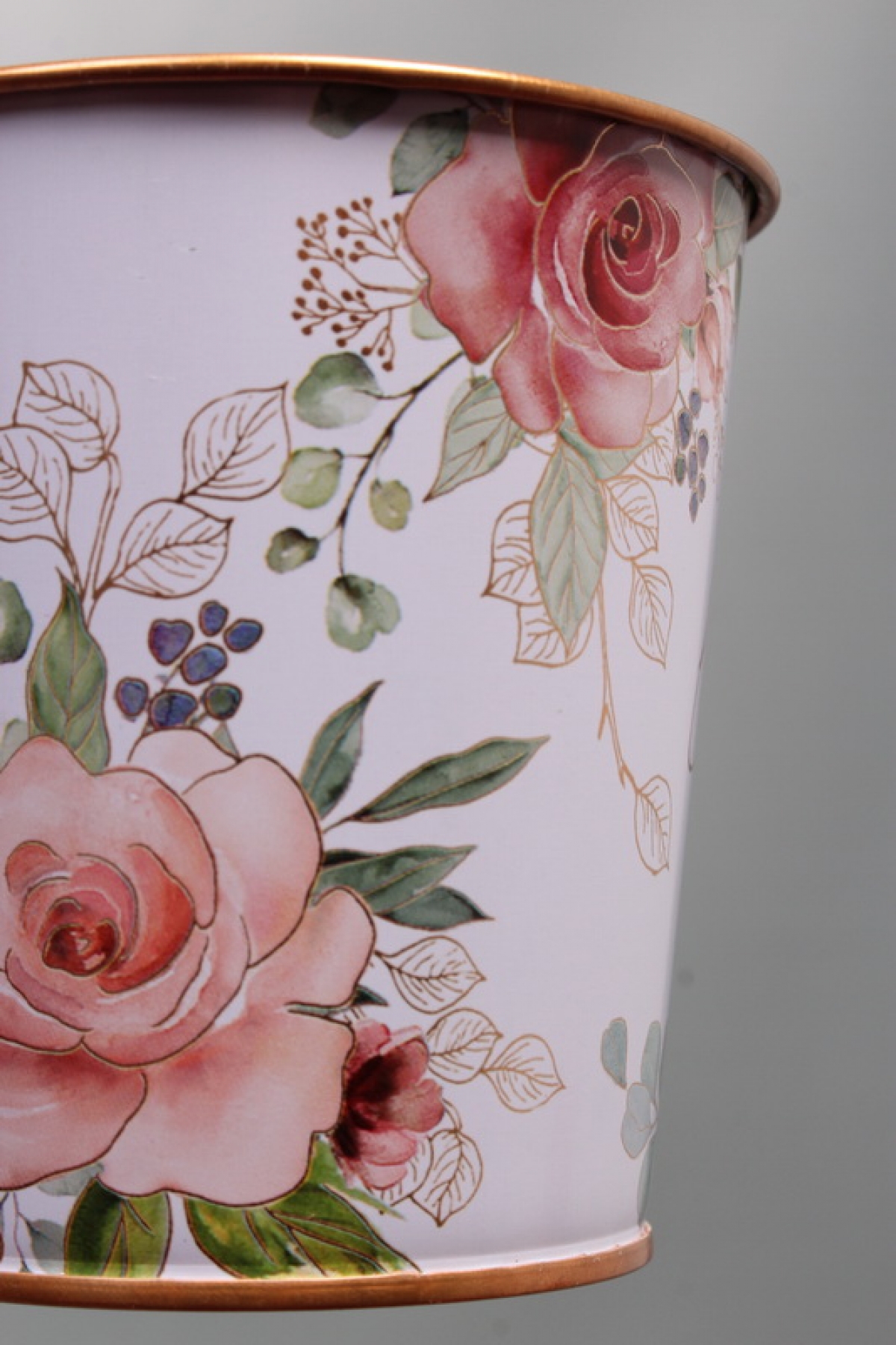 Декоративное кашпо "Таинственное очарование" D10XH10 см B:D7.5 см,  металл  7929М