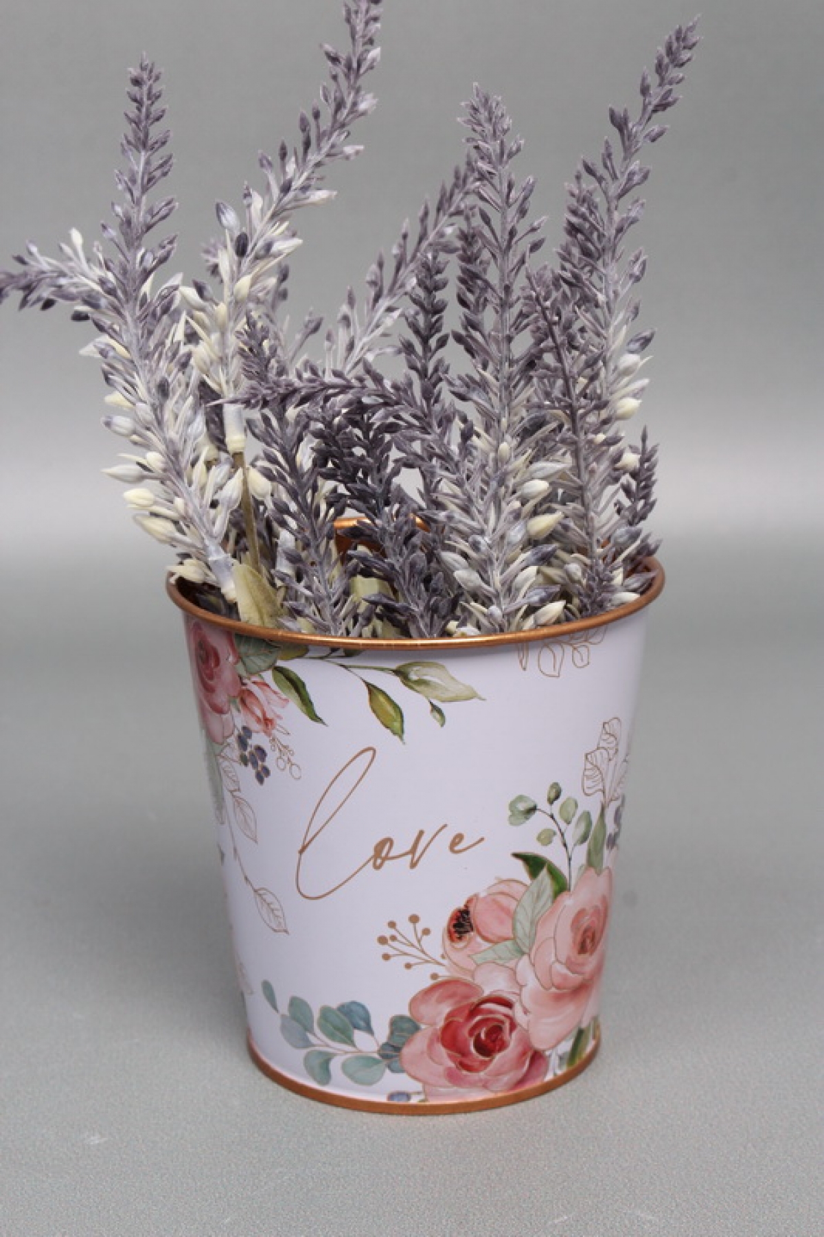 Декоративное кашпо "Таинственное очарование" D10XH10 см B:D7.5 см,  металл  7929М