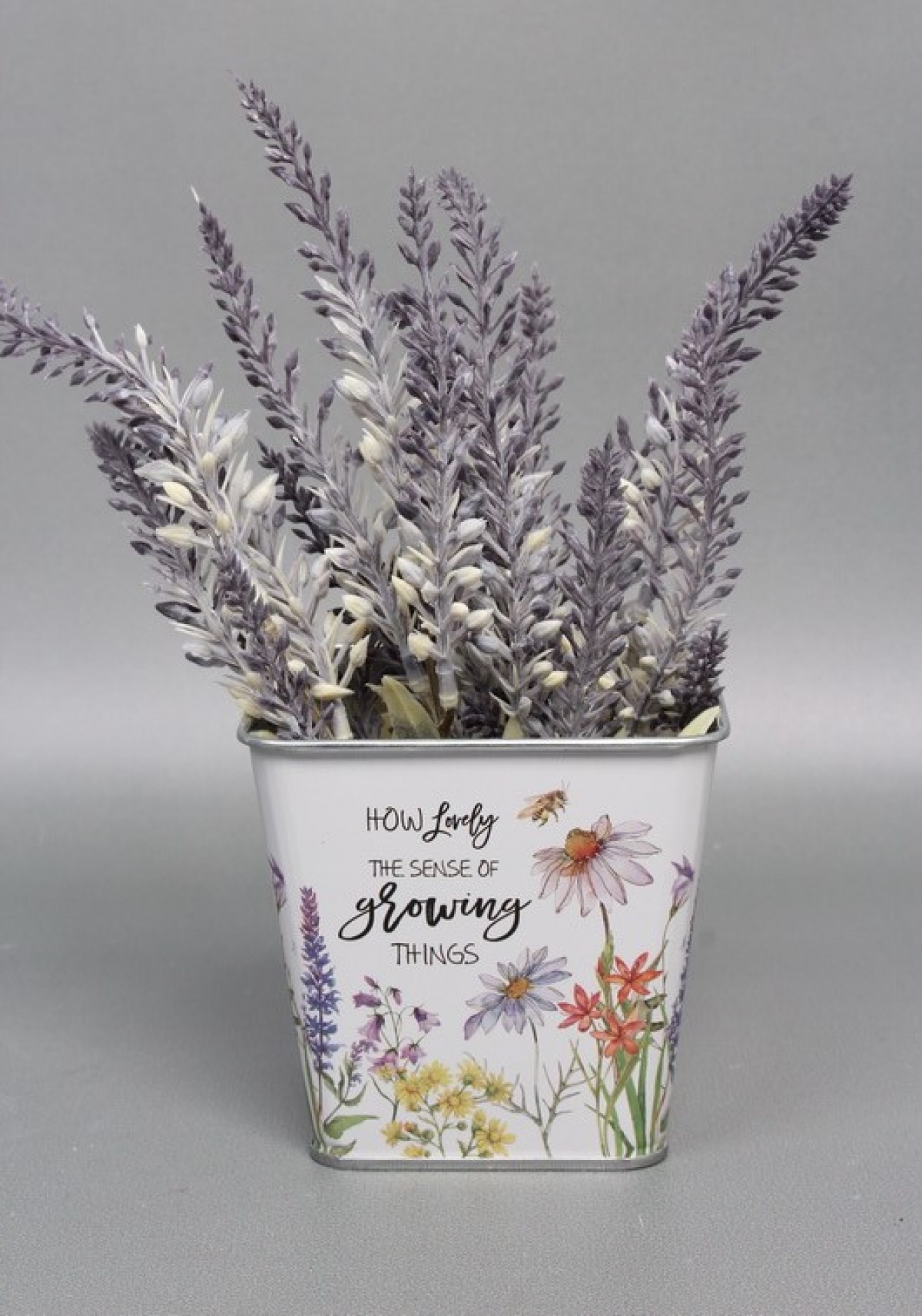 Декоративное кашпо "Танец лепестков" 9.5X9.5XH9CM. металл  0608М