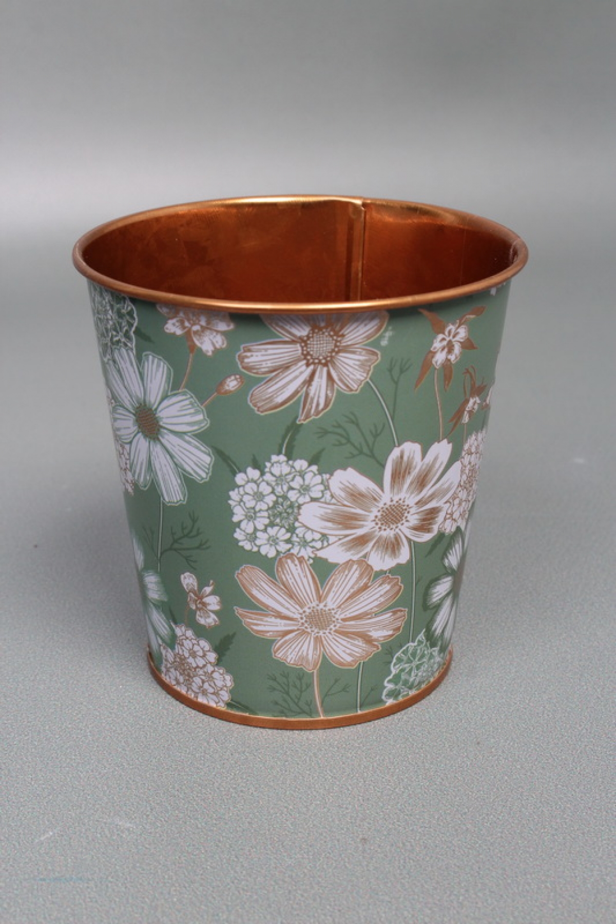 Декоративное кашпо "Волшебный сад" D10XH10 см B:D7.5 см,  металл  7936М