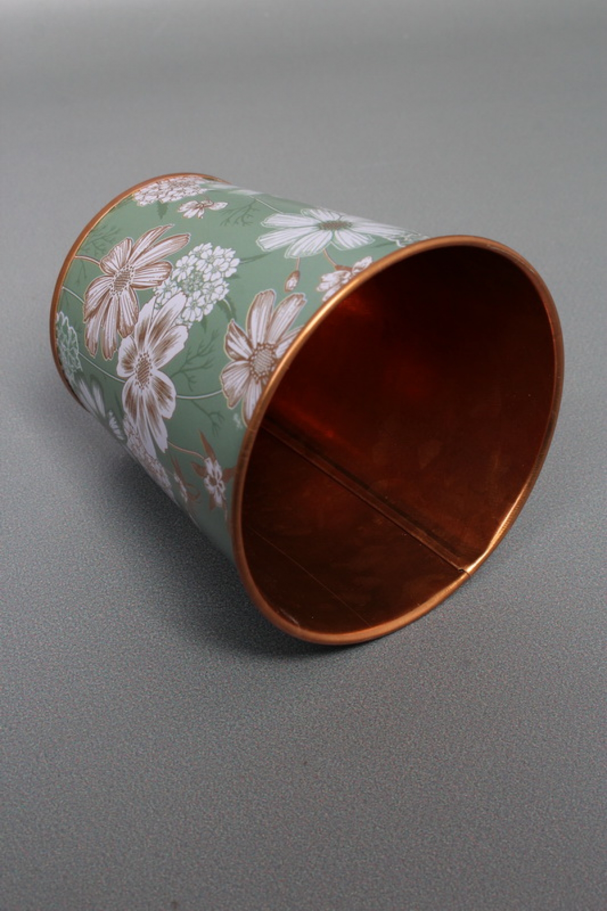 Декоративное кашпо "Волшебный сад" D10XH10 см B:D7.5 см,  металл  7936М