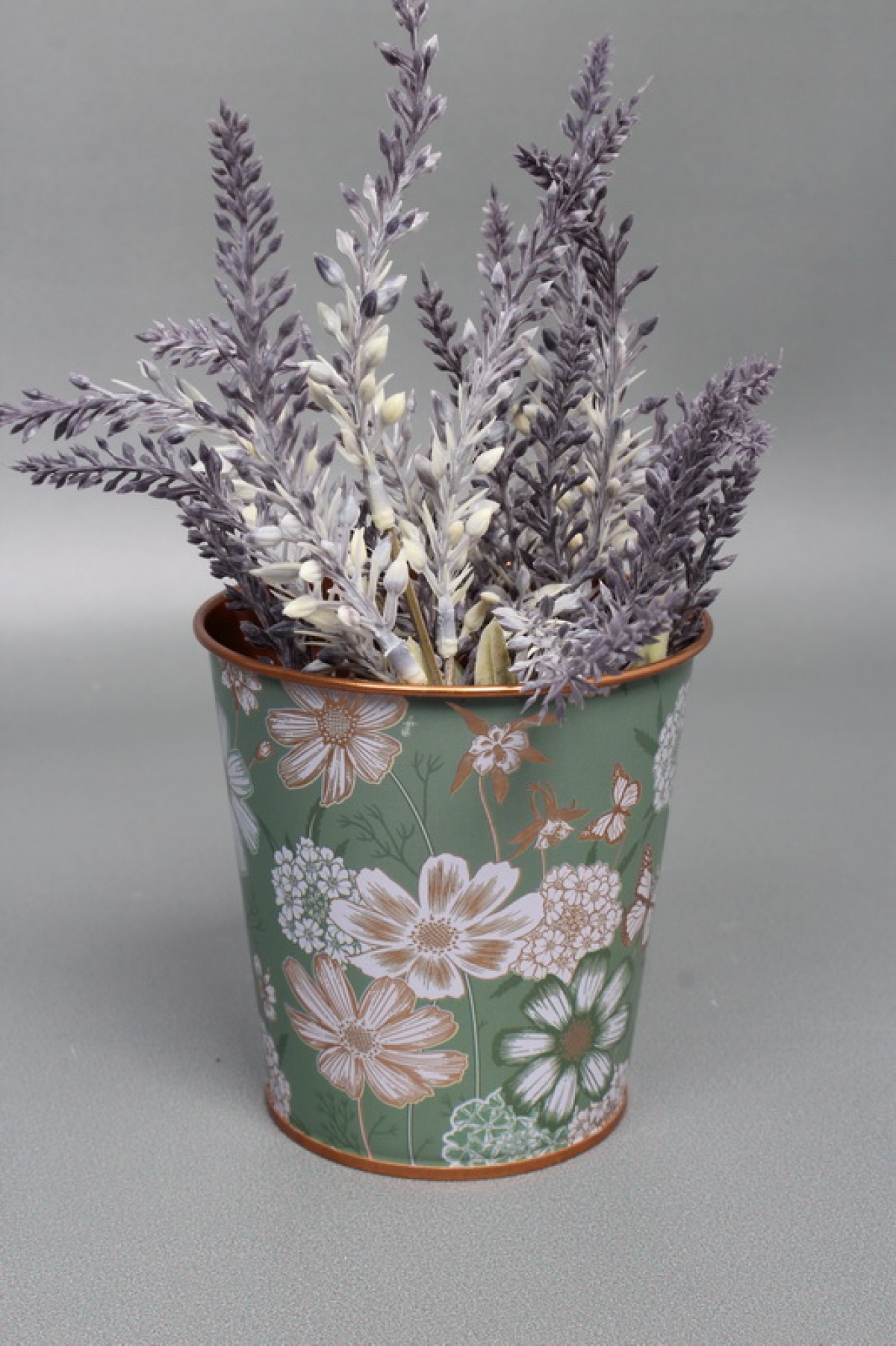 Декоративное кашпо "Волшебный сад" D10XH10 см B:D7.5 см,  металл  7936М