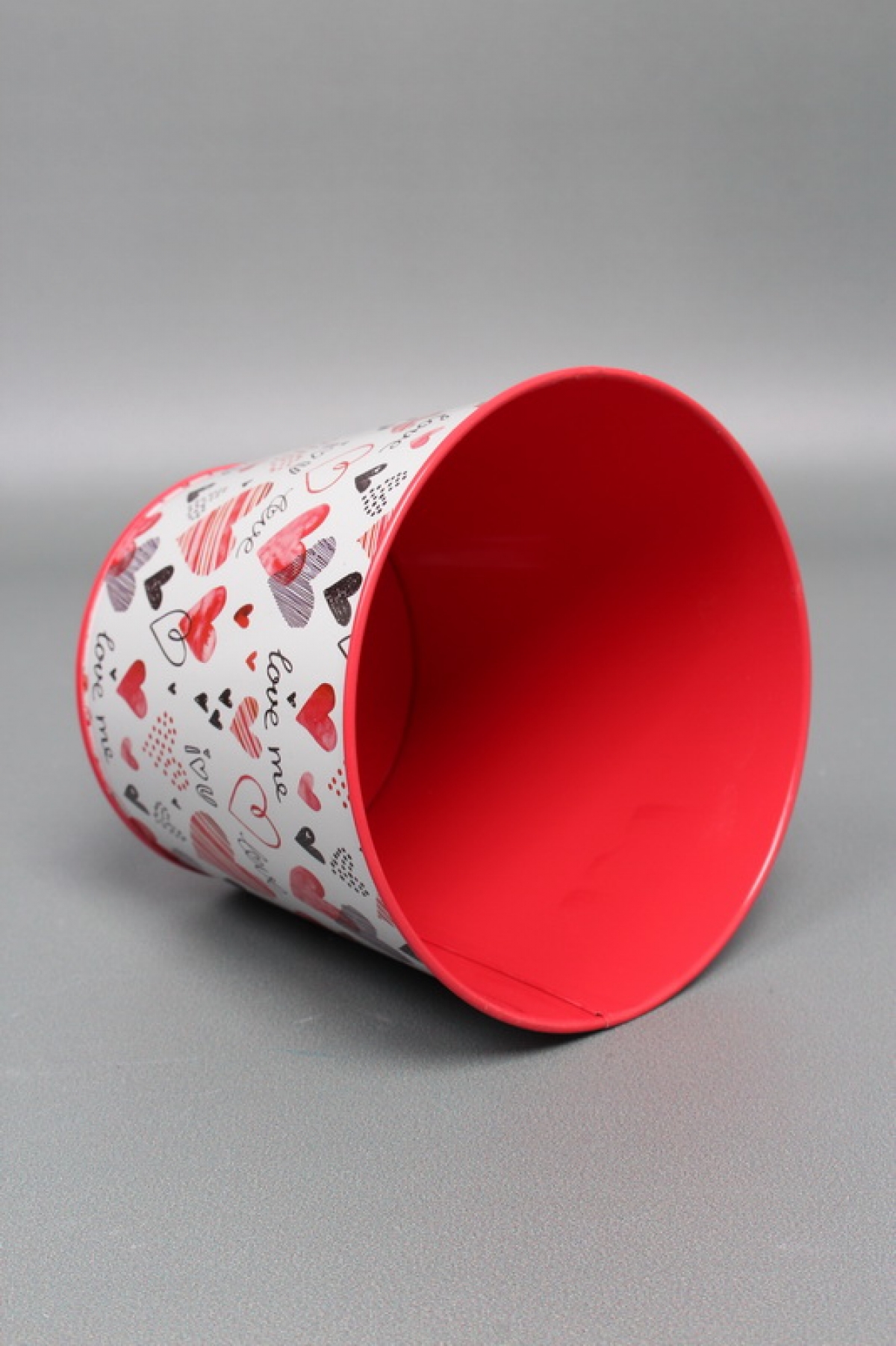 Декоративное кашпо  "Лавми" D13.3X11.5см B:D9.8 см, металл  8438М