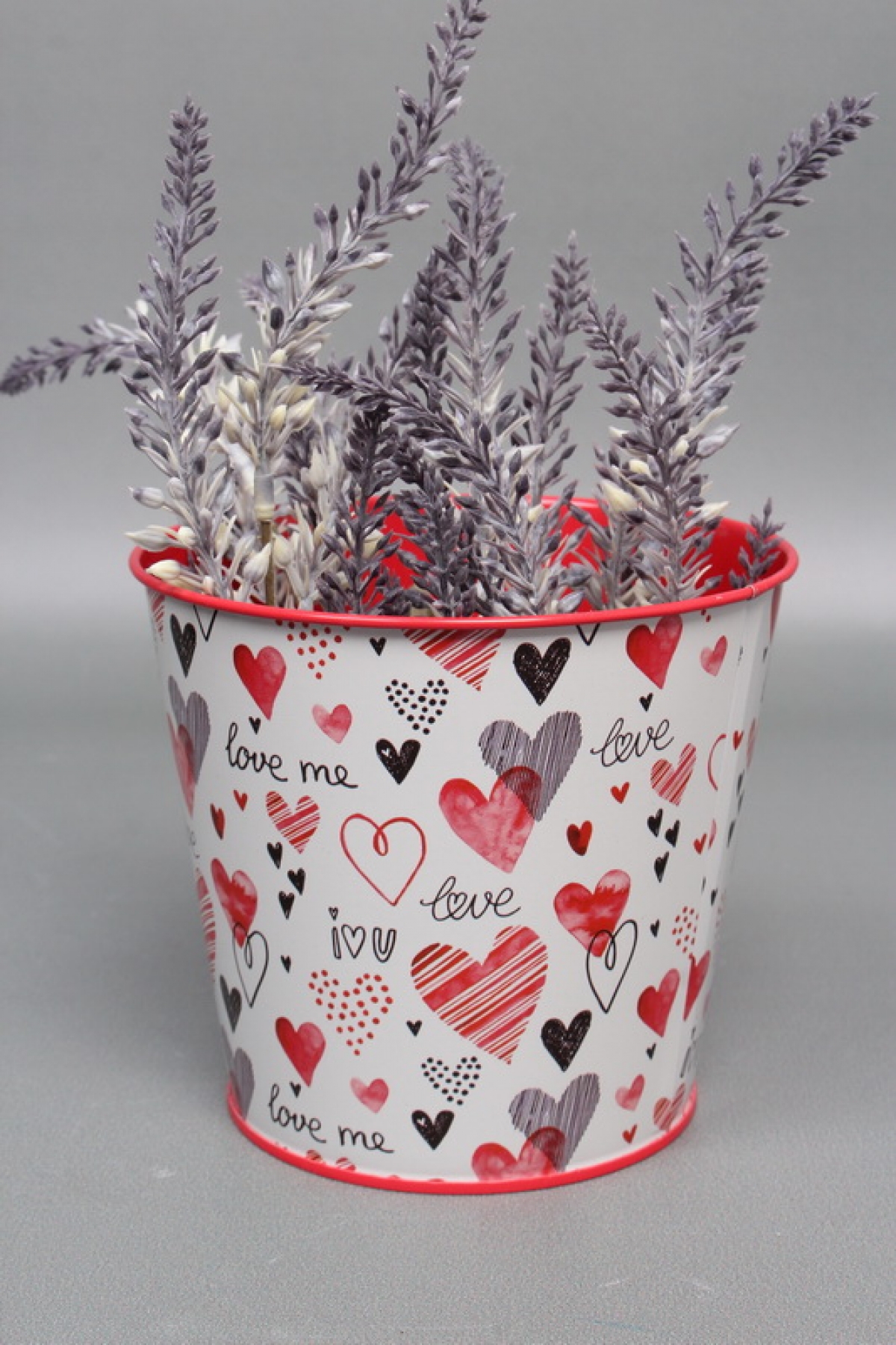 Декоративное кашпо  "Лавми" D13.3X11.5см B:D9.8 см, металл  8438М