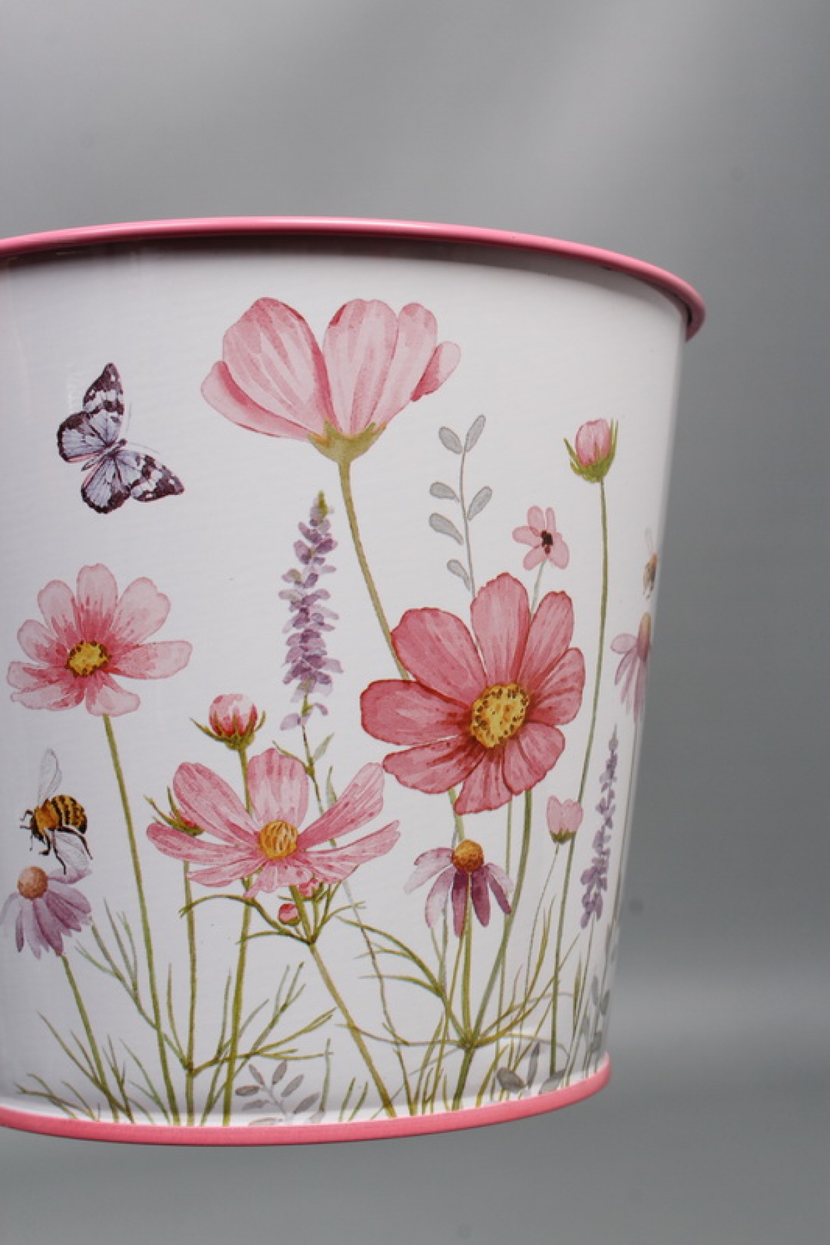 Декоративное кашпо  "Нежный аромат" D13.3X11.5см B:D9.8 см, металл  8414М