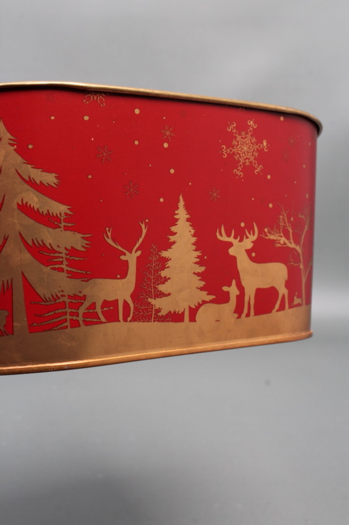 Декоративное овальное кашпо "Время чудес" 19.5X11.5XH9CM 16.5X8.5 см. металл 0844М