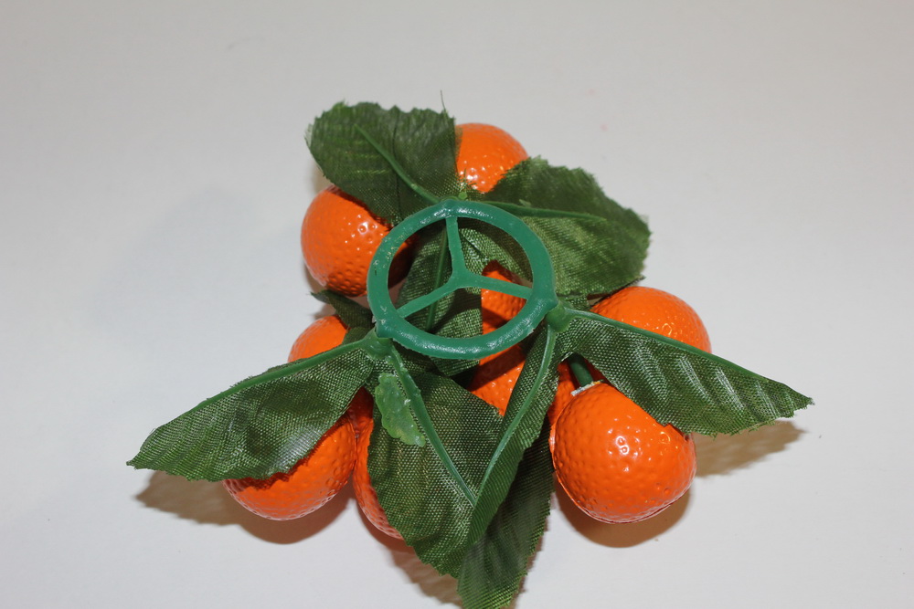 искусственные фрукты - апельсин декоративный декоративные искусственные фрукты - апельсин на кольце 992