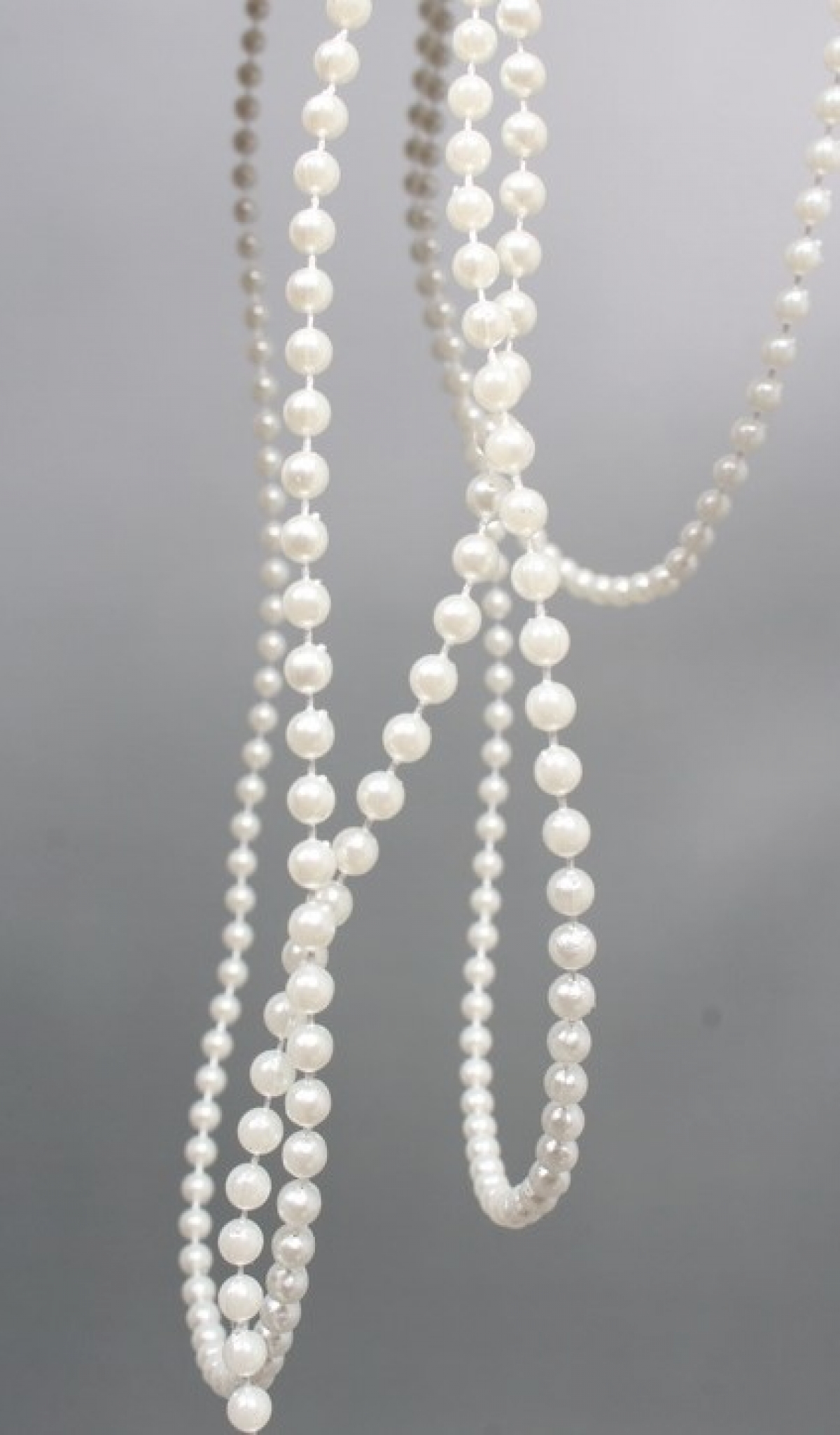 Жемчужная нить на катушке, 4 мм * 50 м., белый  4255М