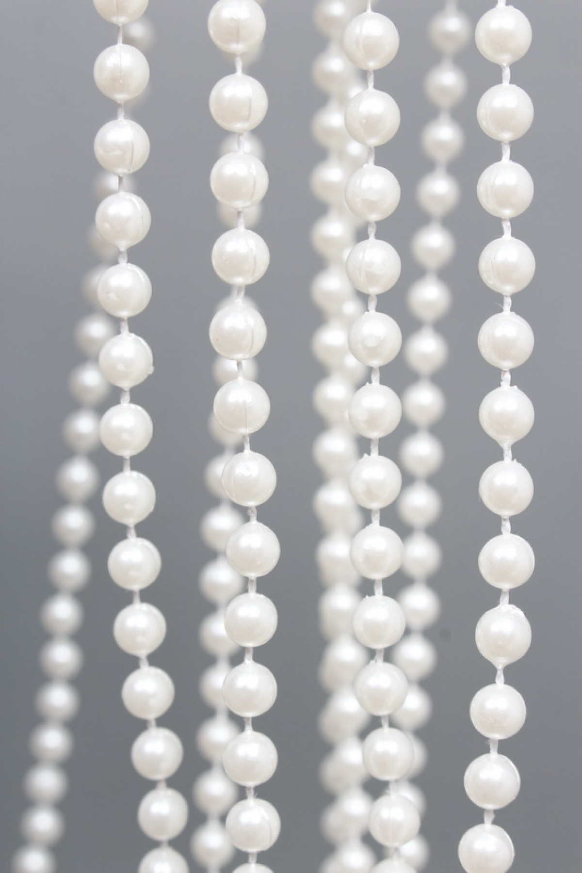 Жемчужная нить на катушке, 6 мм * 23 м, белый  4187М