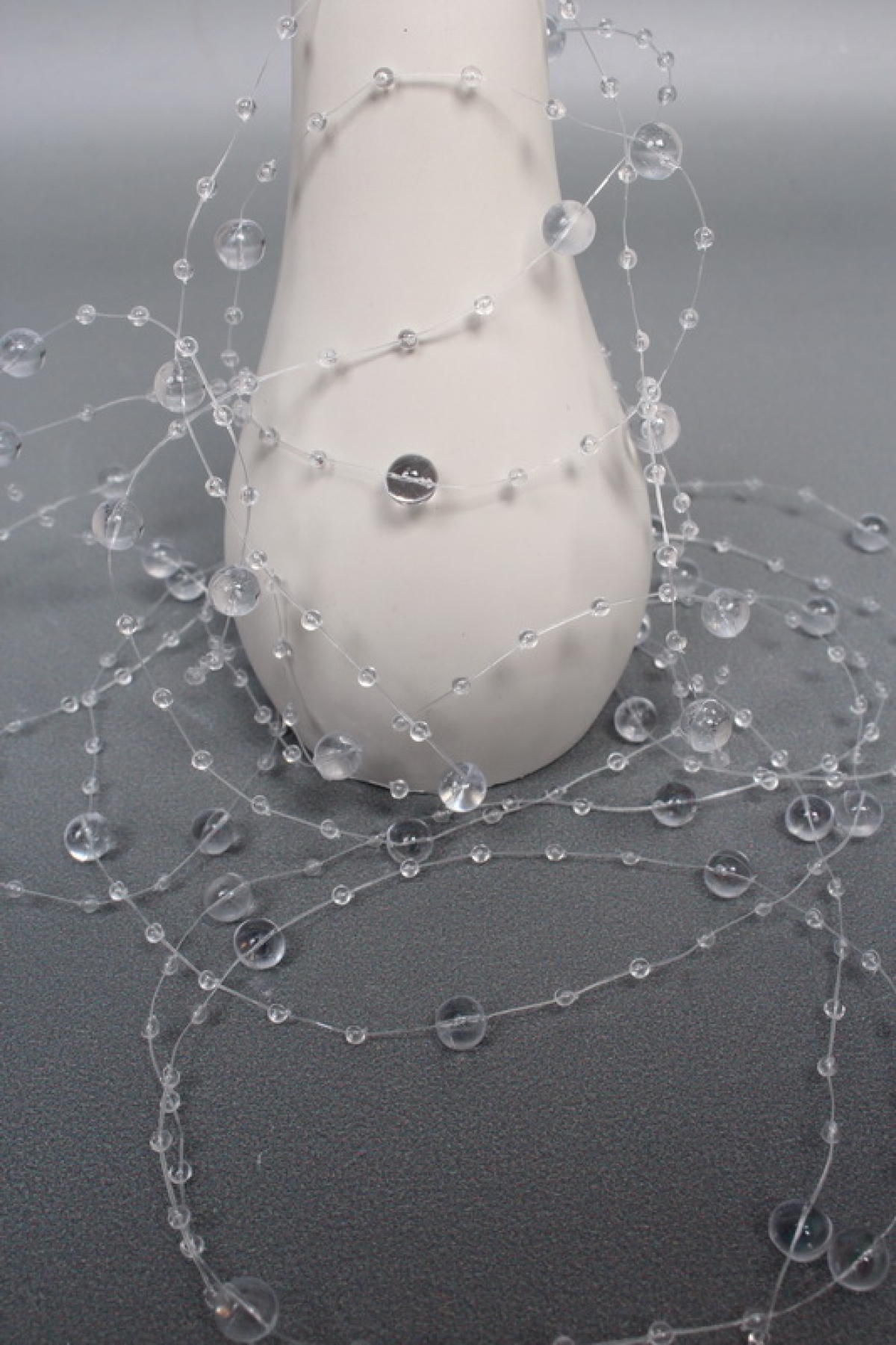 Жемчужная нить на катушке, 3+8 мм * 60 м, прозрачный  4224М