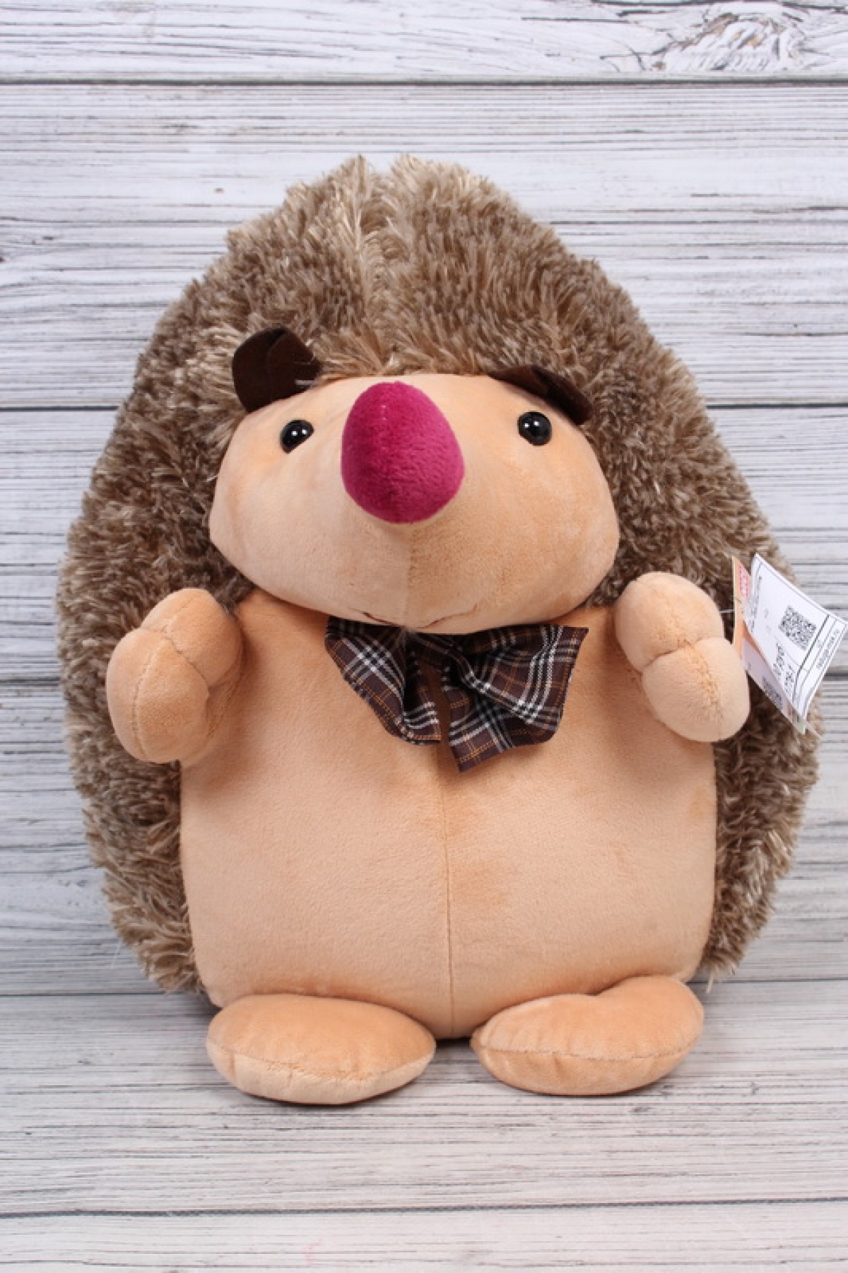 Игрушка мягкая - Ёжик 30см с Бантом