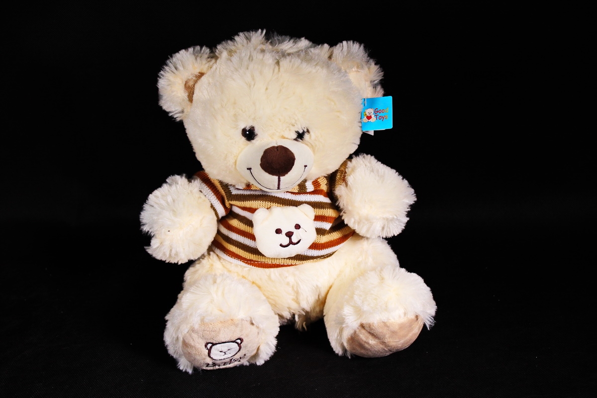 Игрушка мягкая - (Г) Мишка Фомка бежевый 30*32см, арт. 6010-30