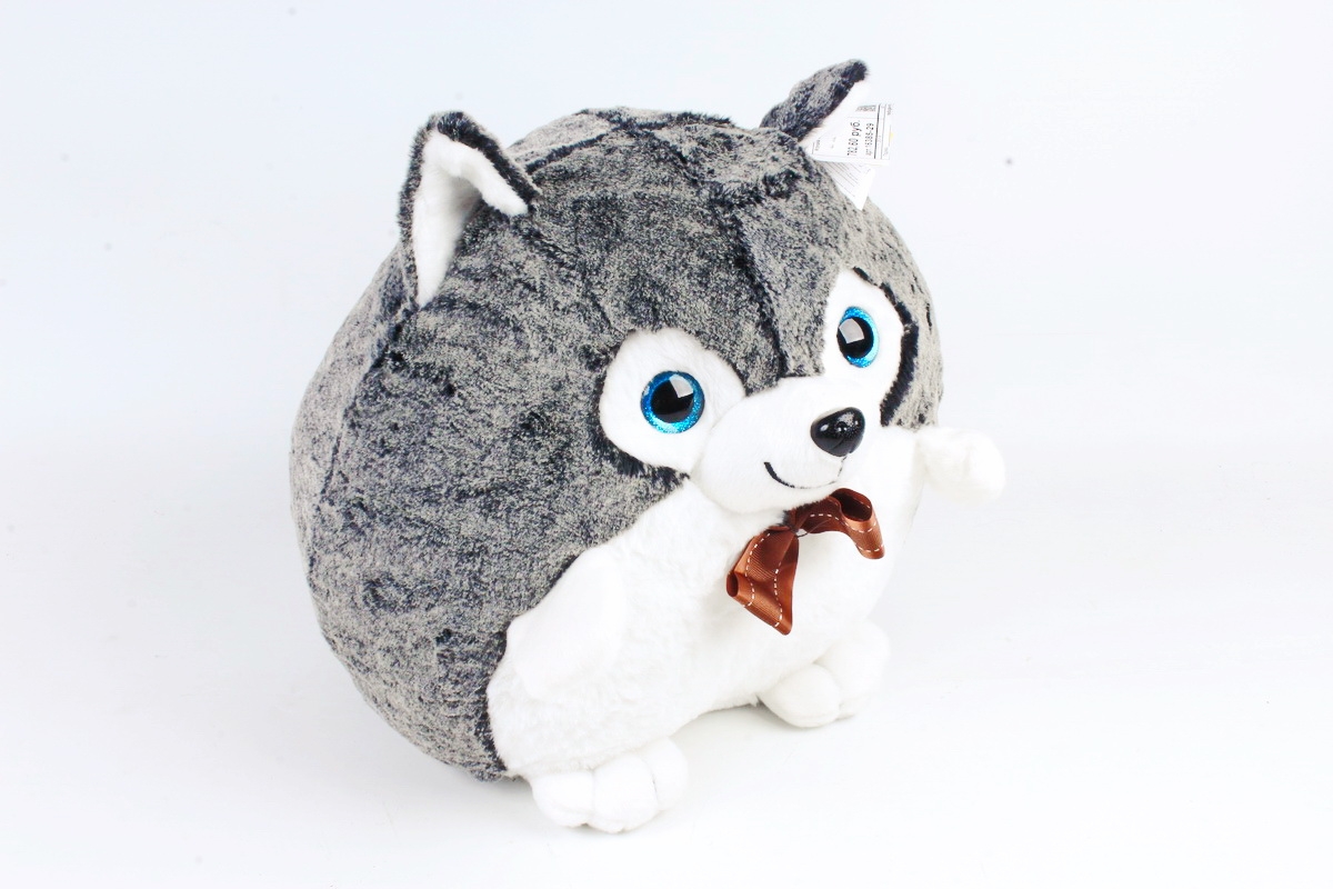 Игрушка мягкая - Хаска круглая    Д-3990/33