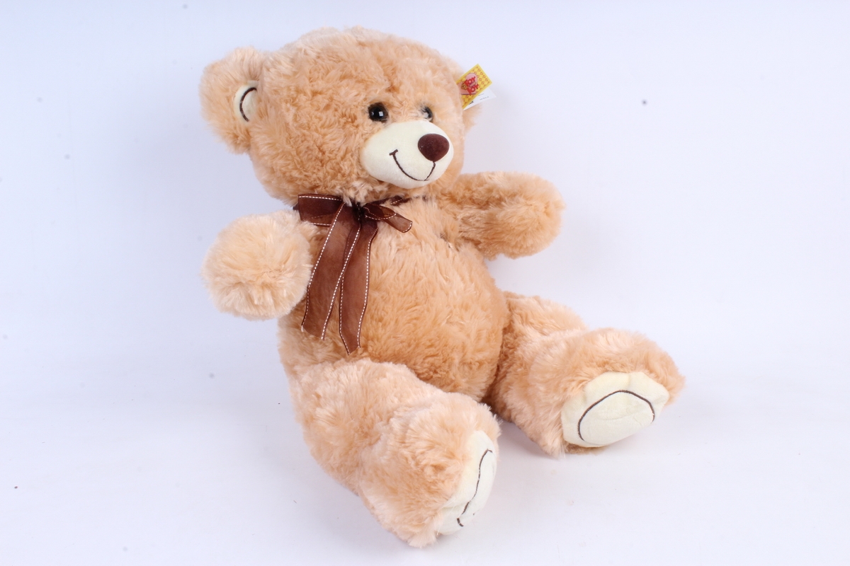 Игрушка мягкая Медведь 3 цвета бежевый     М-3715/38см