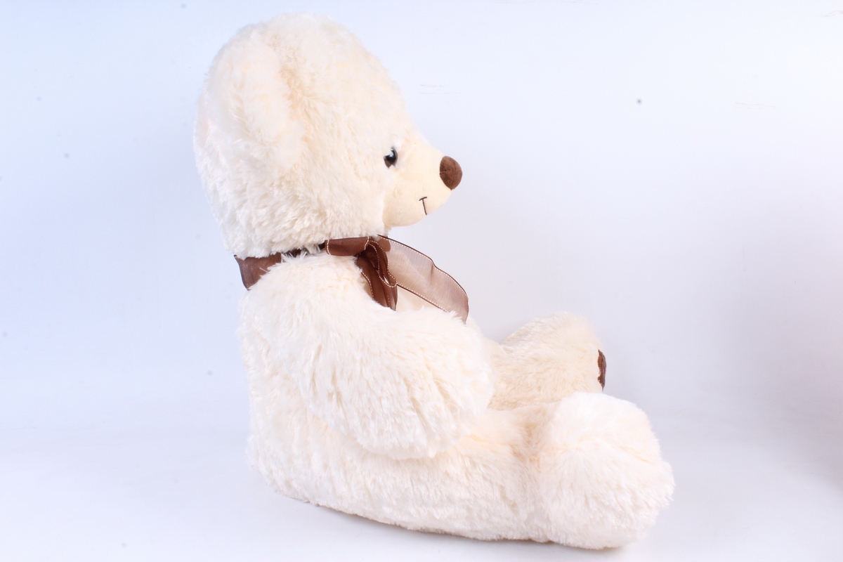 Игрушка мягкая Медведь с бантом шампань 50см  М-2001/50