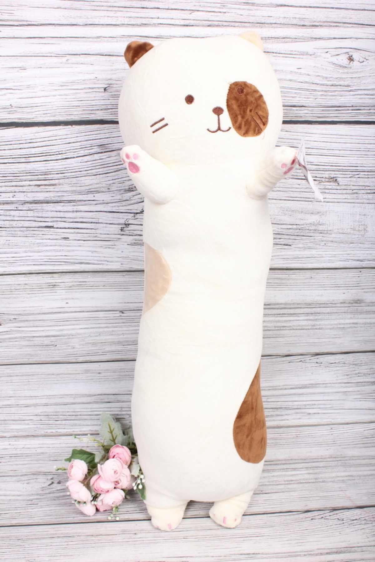 Игрушка мягкая (С) - Кот антистресс шампань 60см   2680-70