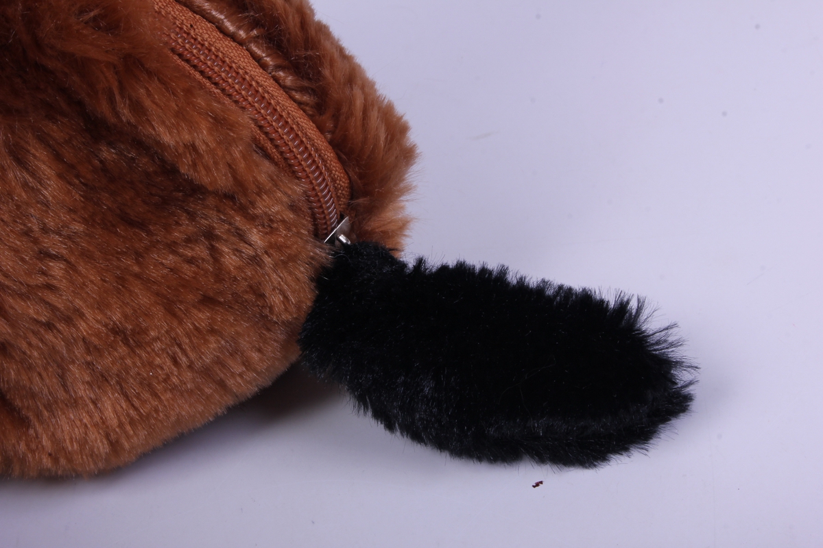 игрушка мягкая собака-сумка коричневая аг-1755/27