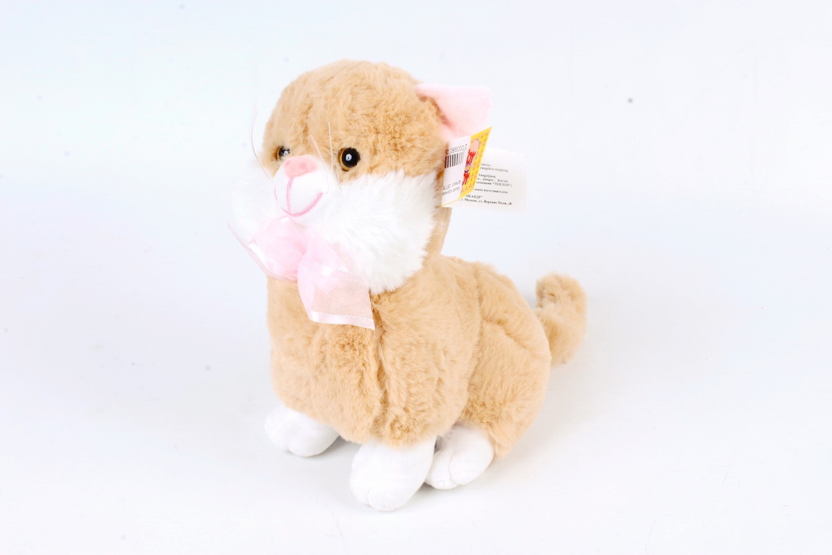 Игрушка мягкая-Кошка коричневая  Д-3991/20