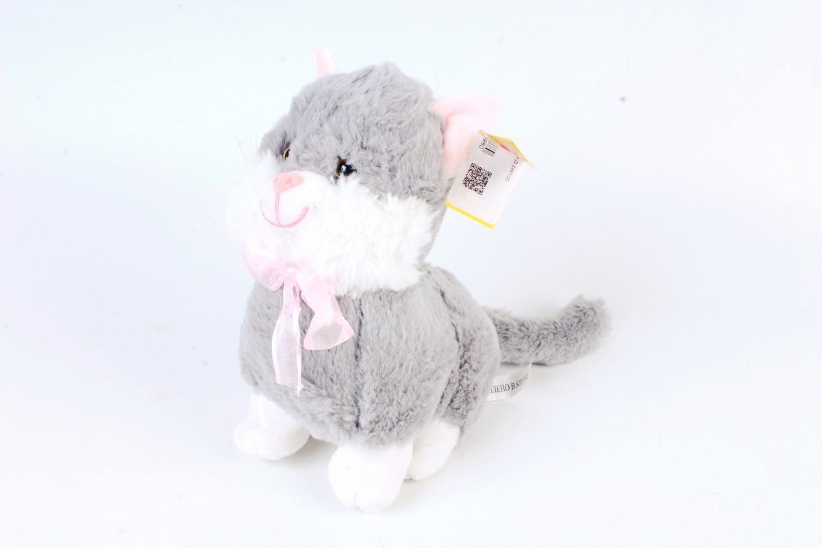 Игрушка мягкая-Кошка серая Д-3991/20