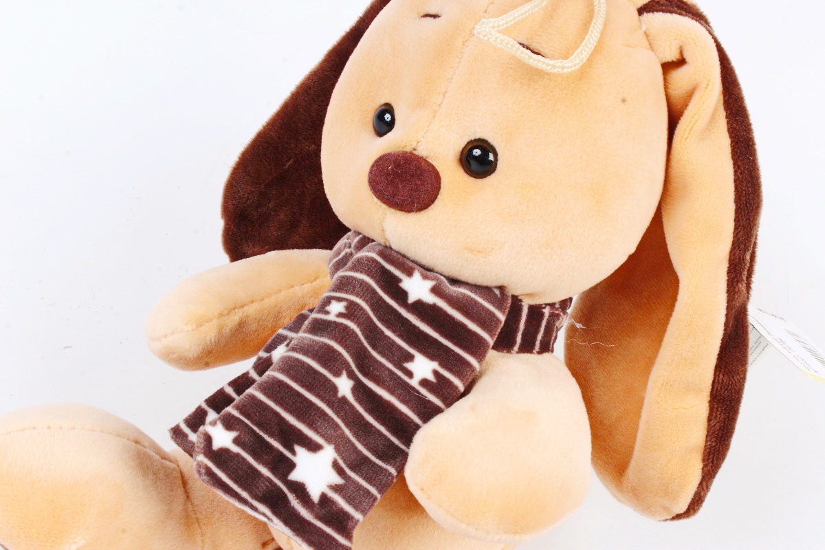 Игрушка мягкая-Кролик мягкий бежевый  Д-3705/19
