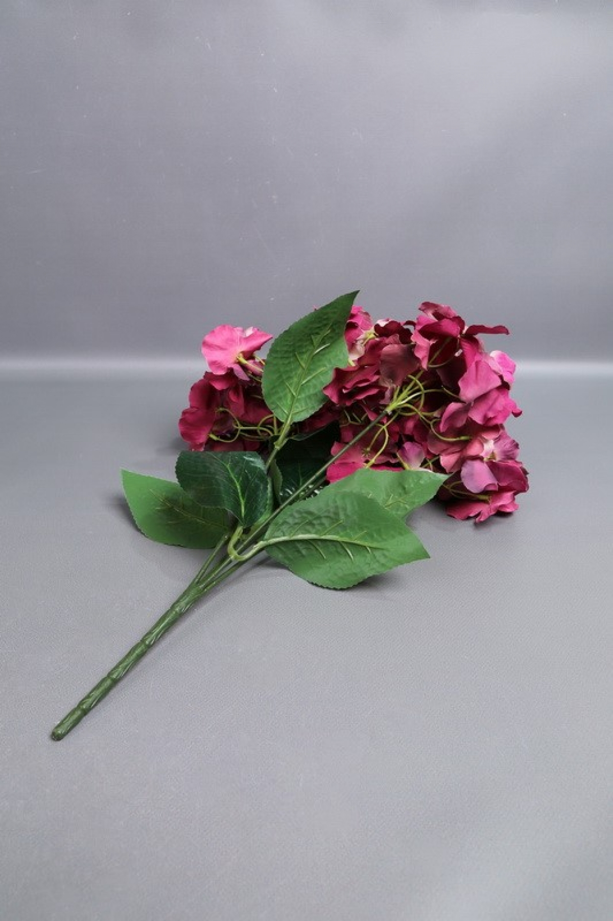 Искусственное растение - Гортензия 5 веток 45 см бордо