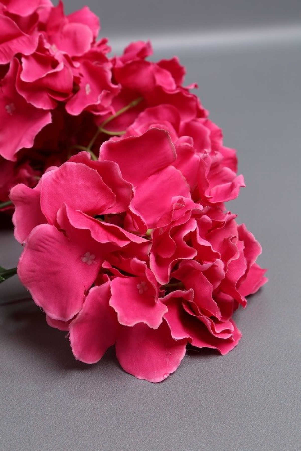 Искусственное растение - Гортензия 5 веток 45 см малиновая