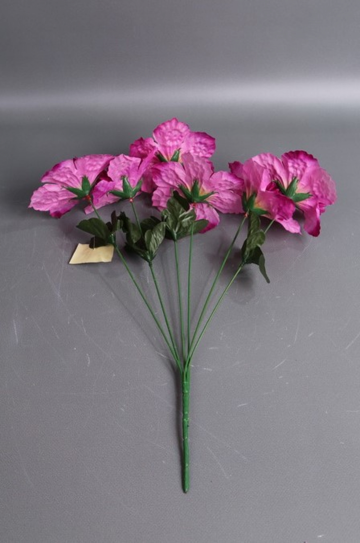 Искусственное растение - Нарциссы махровые 50 см пурпурные