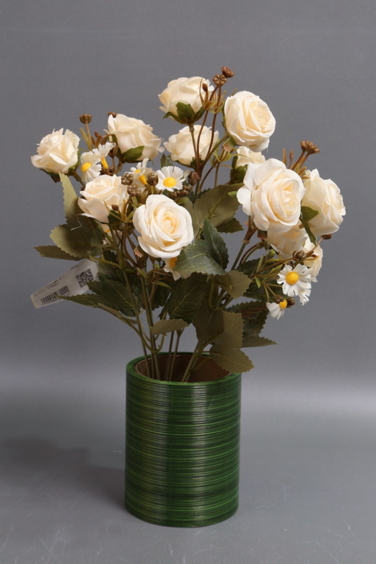 Искусственное растение - Розы дизайн кремовая 40 см