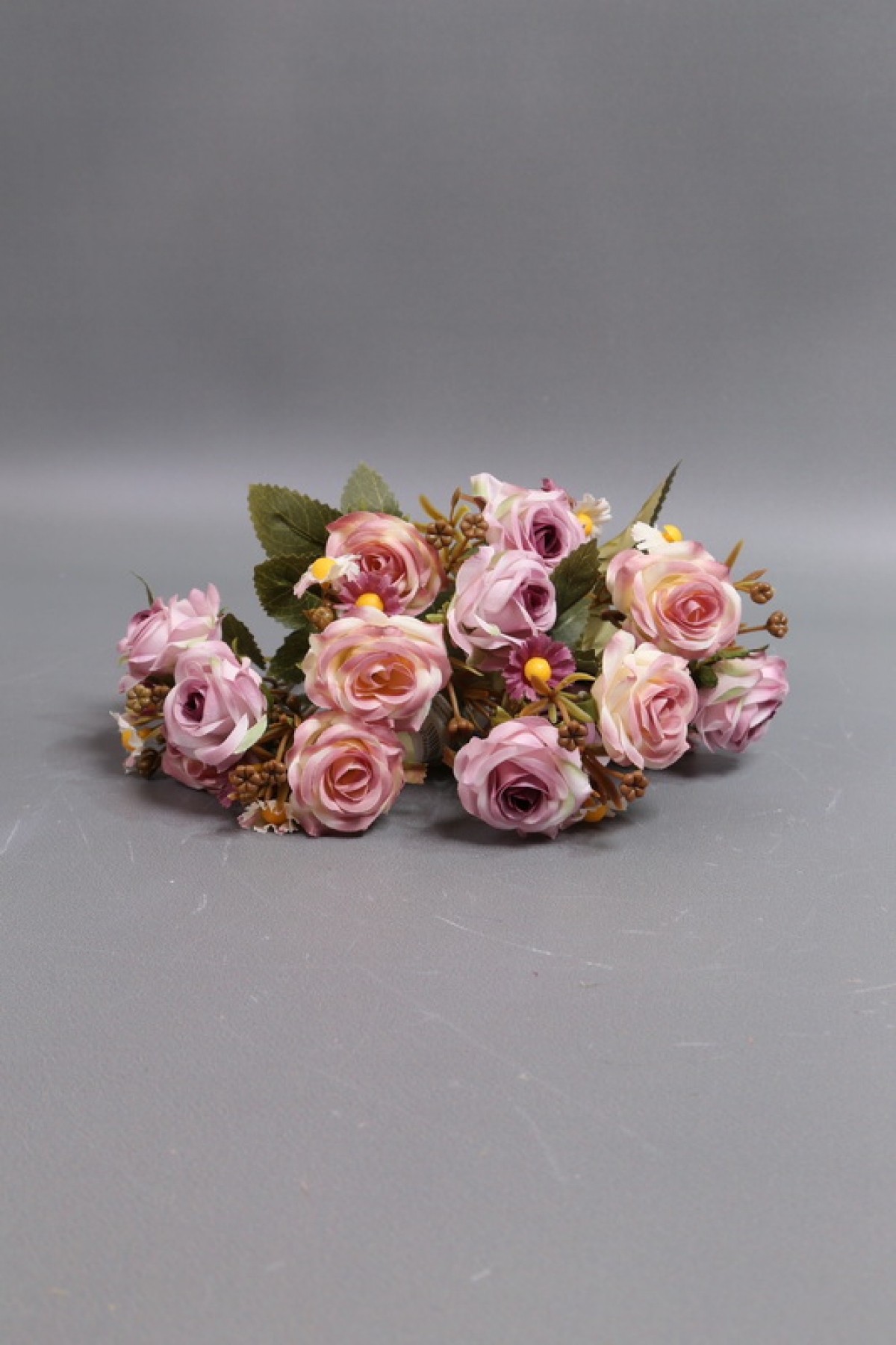 Искусственное растение - Розы дизайн сиреневая 40 см