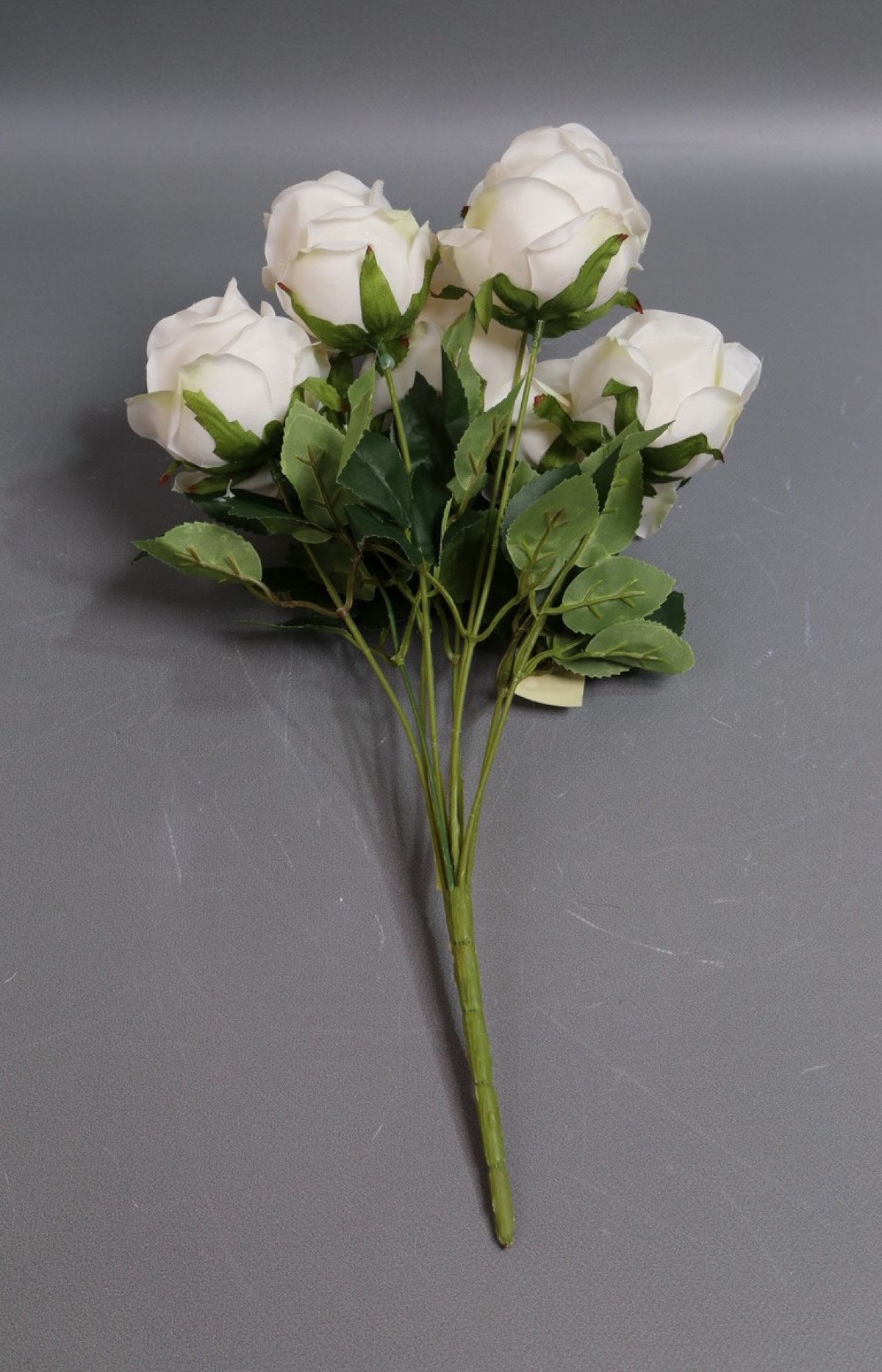 Искусственное растение - Розы Нежность 9 голов шампань 42 см