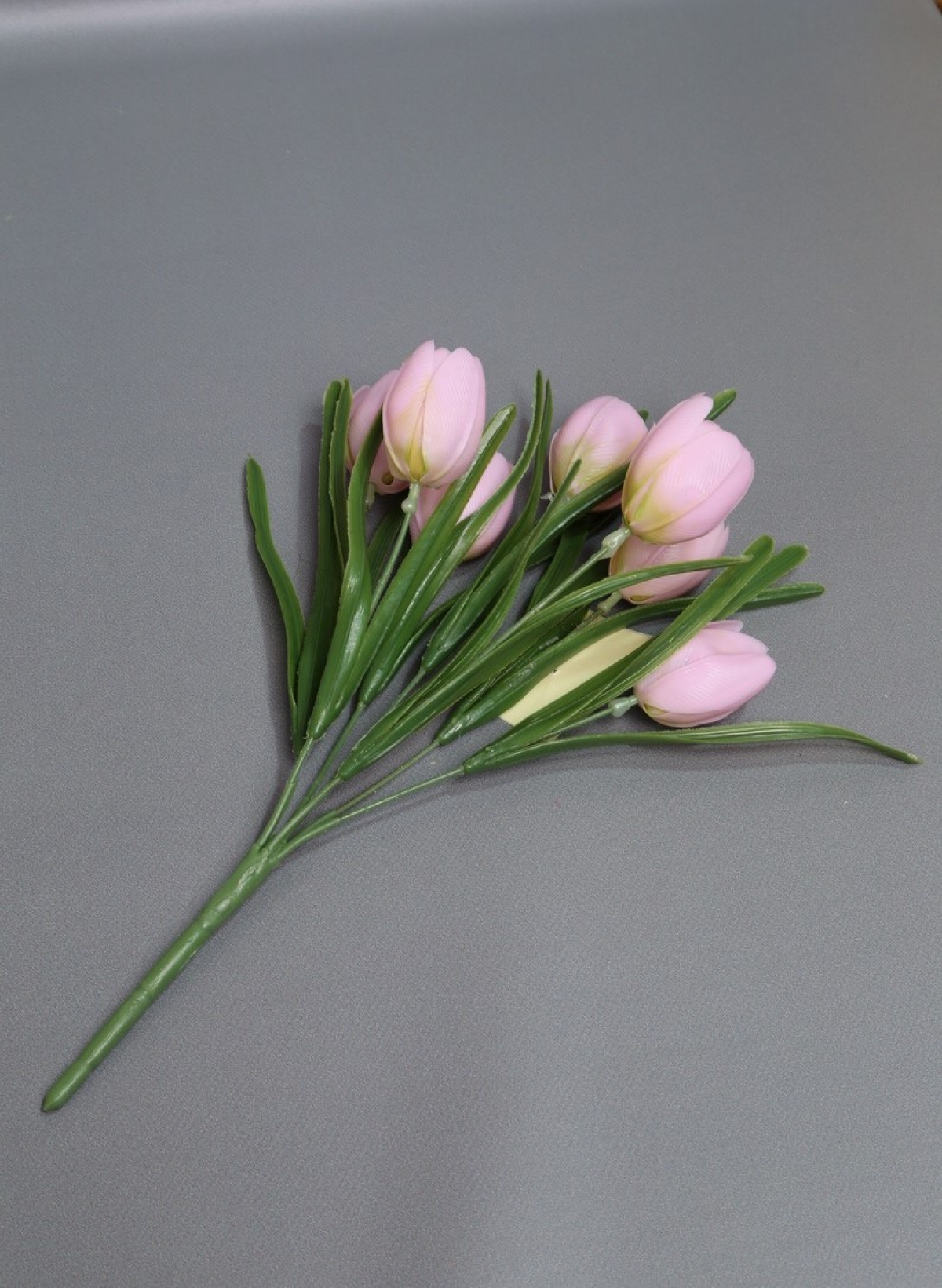 Искусственное растение - Тюльпаны силиконовые 32 см розовый