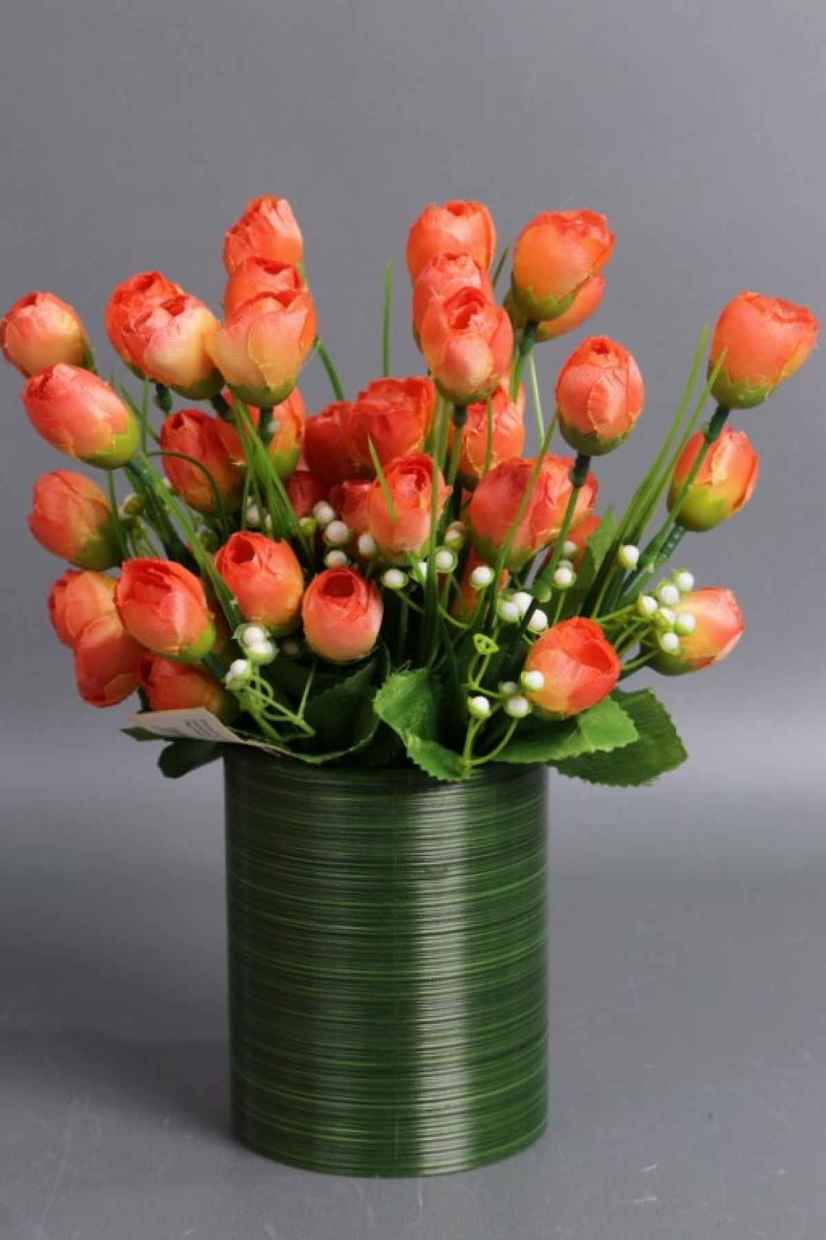 Искусственное растение -  Ранункулюс пышный 25 см персик