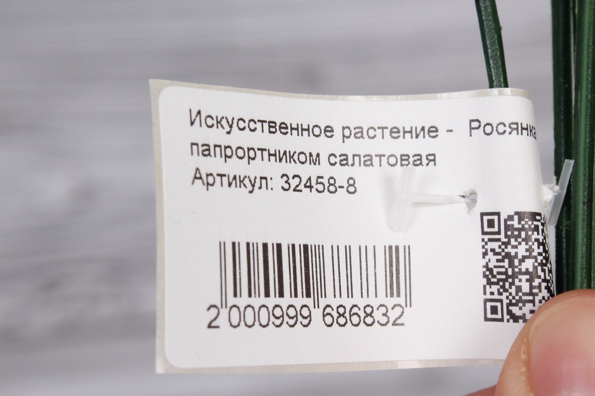 Искусственное растение -  Росянка с папрортником салатовая
