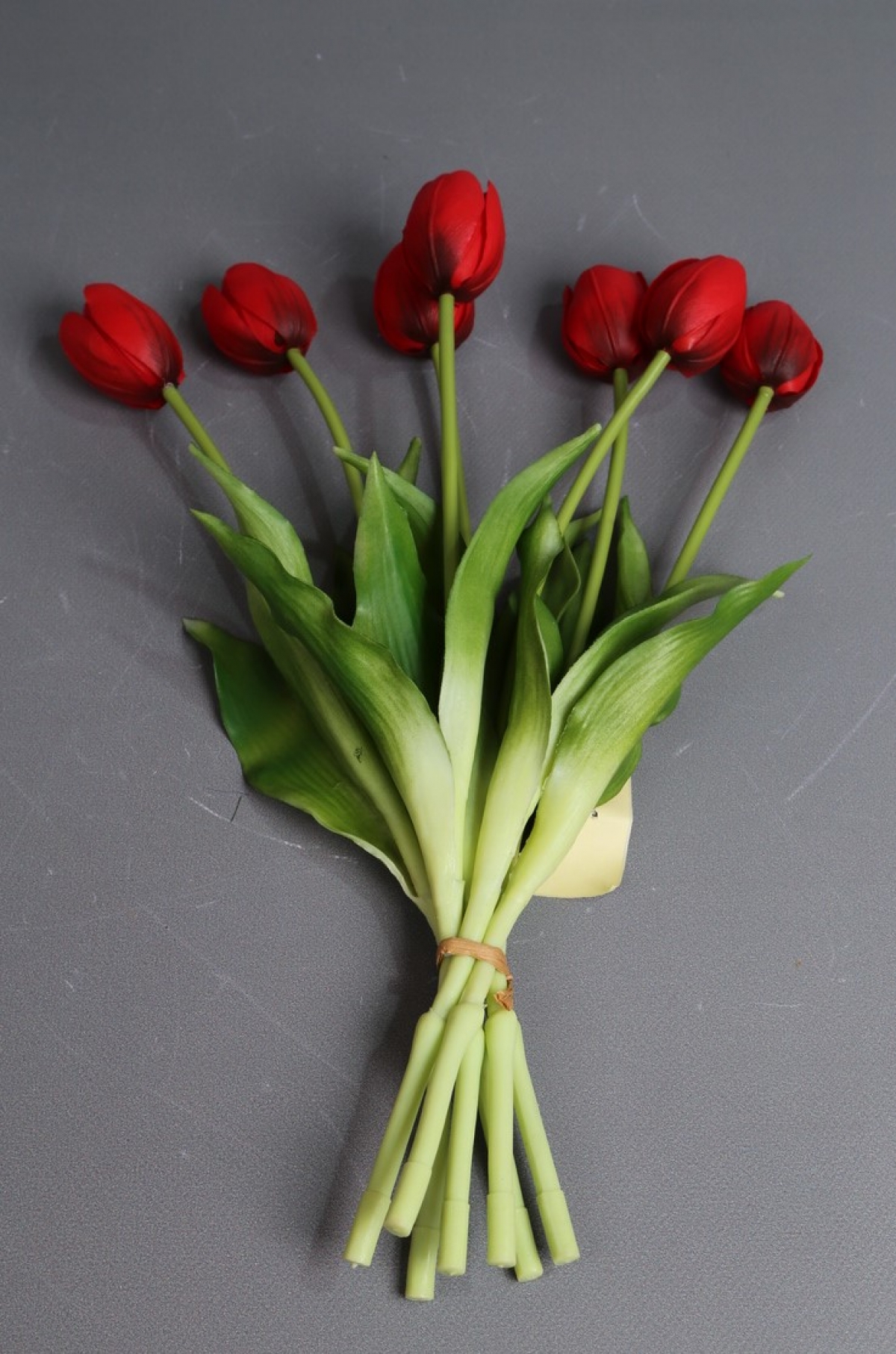 Искусственное растение -  Тюльпаны латекс 40см красные