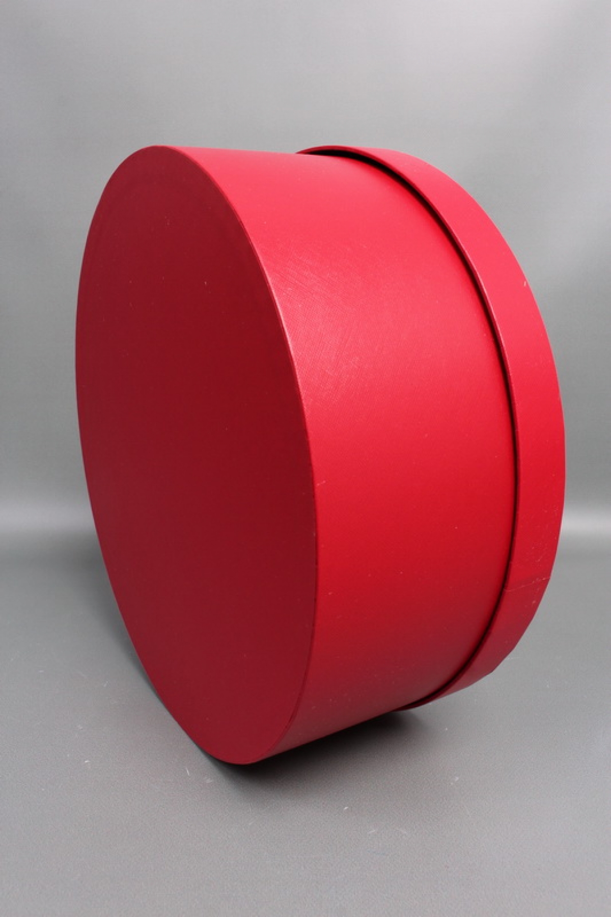 Коробка для цветов с прозрачным окошком 35*H13,5, 1 шт., красный  8116М