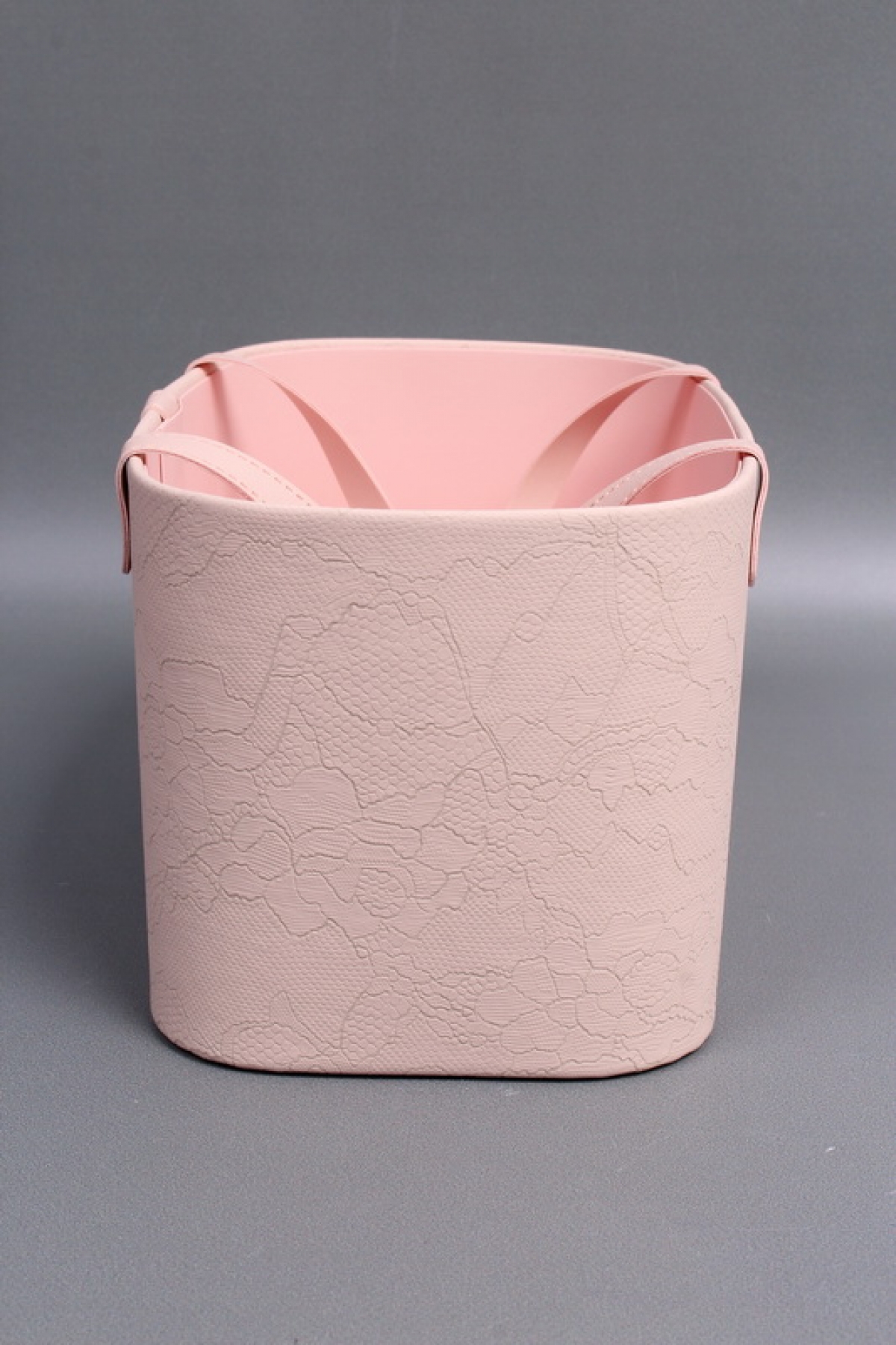 Коробка для цветов "Стильное решение" 24*15*14,5, 1 шт., св.розовый 6655М