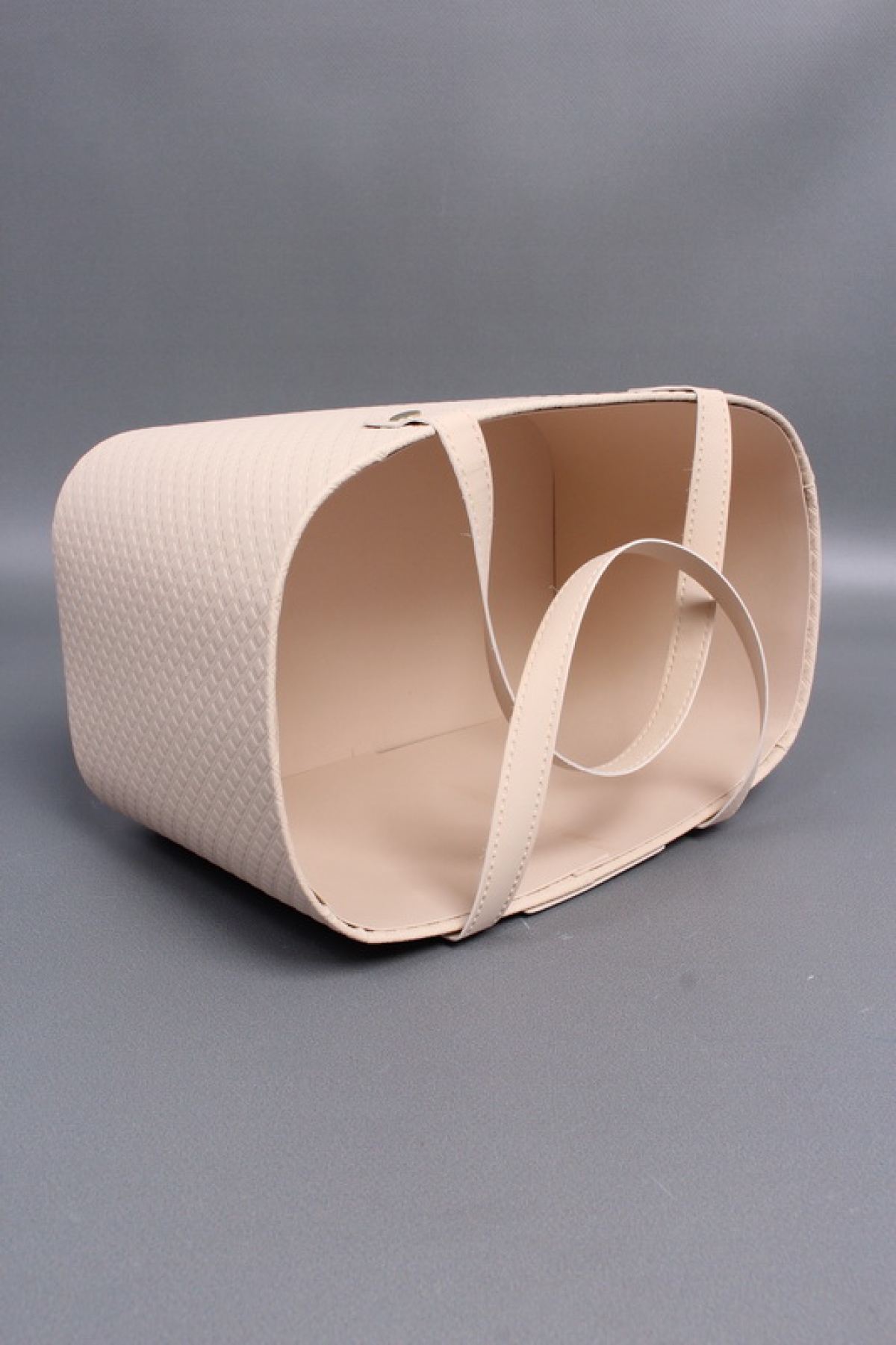 Коробка для цветов  "Гармония стиля" 24,5*15*14,5, 1 шт., бежевый  8086М