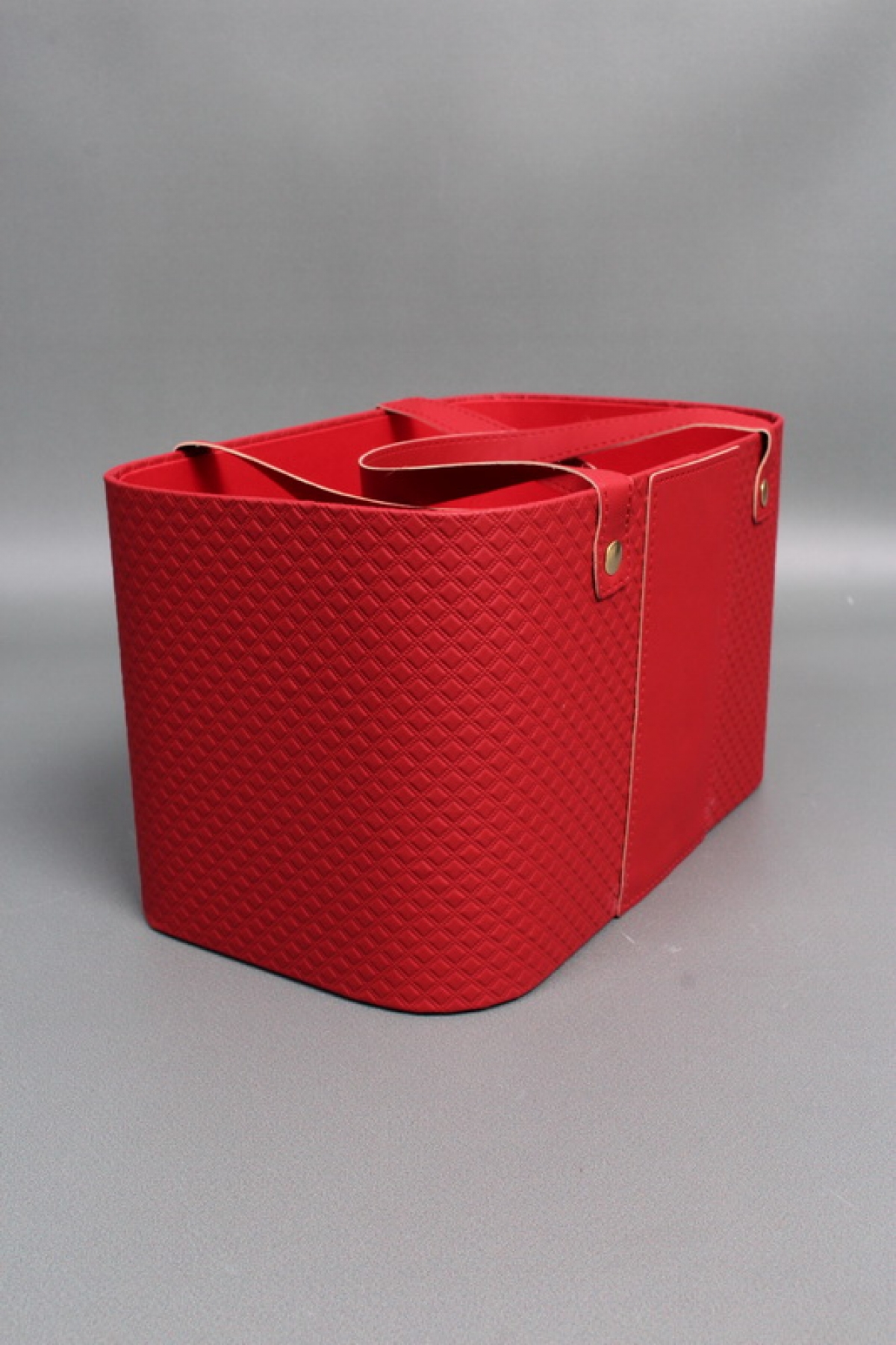 Коробка для цветов  "Гармония стиля" 24,5*15*14,5, 1 шт., красный 8093М