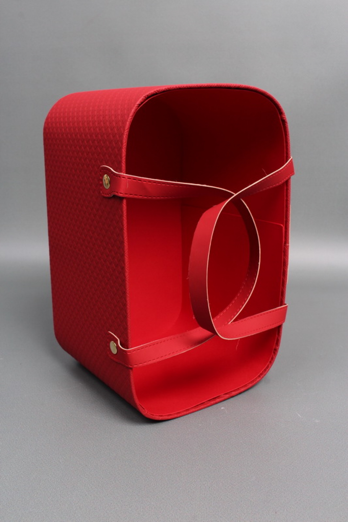 Коробка для цветов  "Гармония стиля" 24,5*15*14,5, 1 шт., красный 8093М