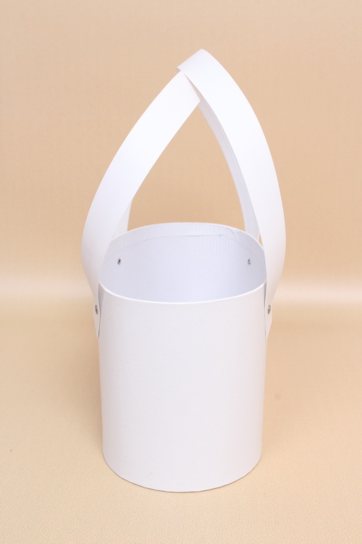 Коробка под цветы Cумочка для цветов 20,5x10,8x12см, белый  7013М