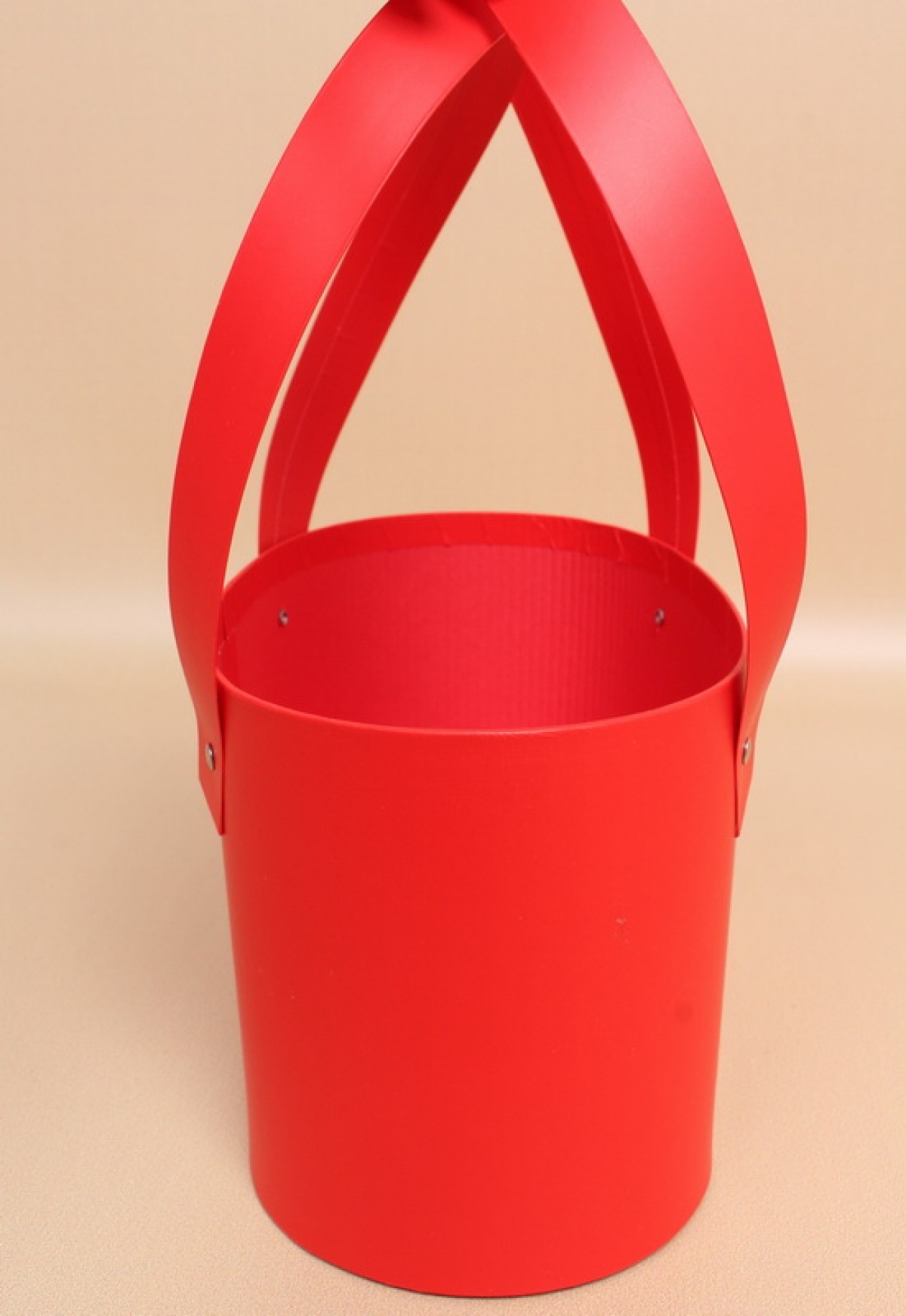 Коробка под цветы Cумочка для цветов 20,5x10,8x12см, красный  7037М