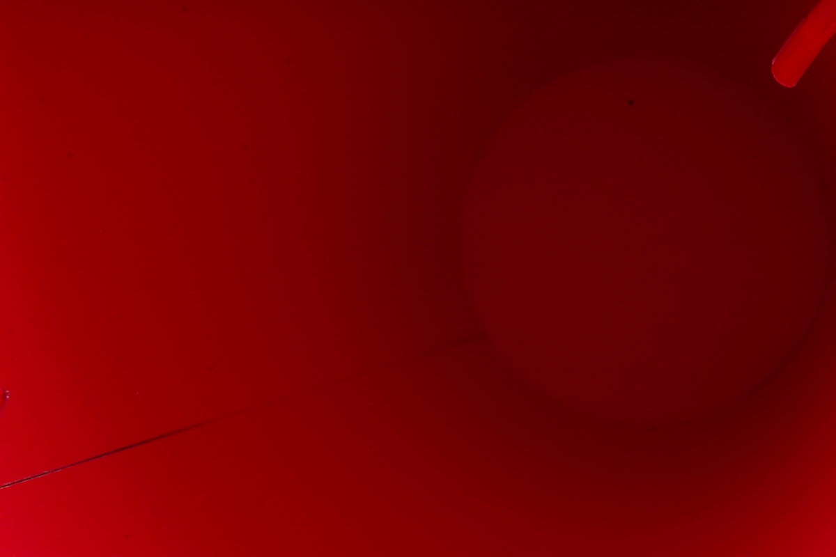Коробка под цветы "Конус",  красный (W9208-red) 9517