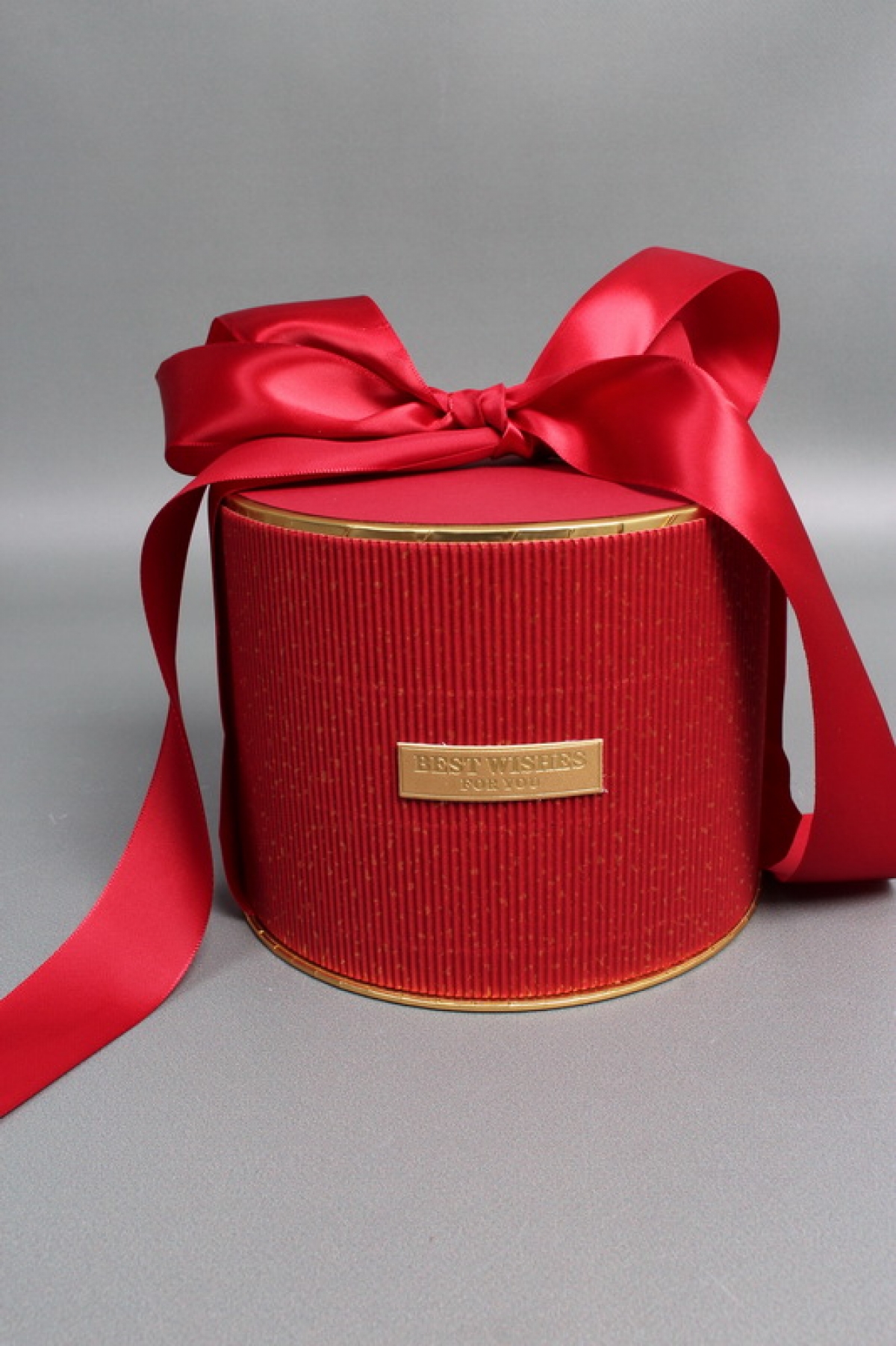 Коробка подарочная "Коллекция роскоши" D15,8*H12,6, 1 шт., красный 6730М