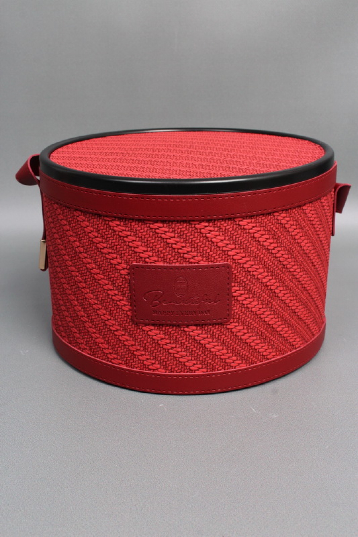 Коробка подарочная с крышкой 22*22*14, красный 8024М