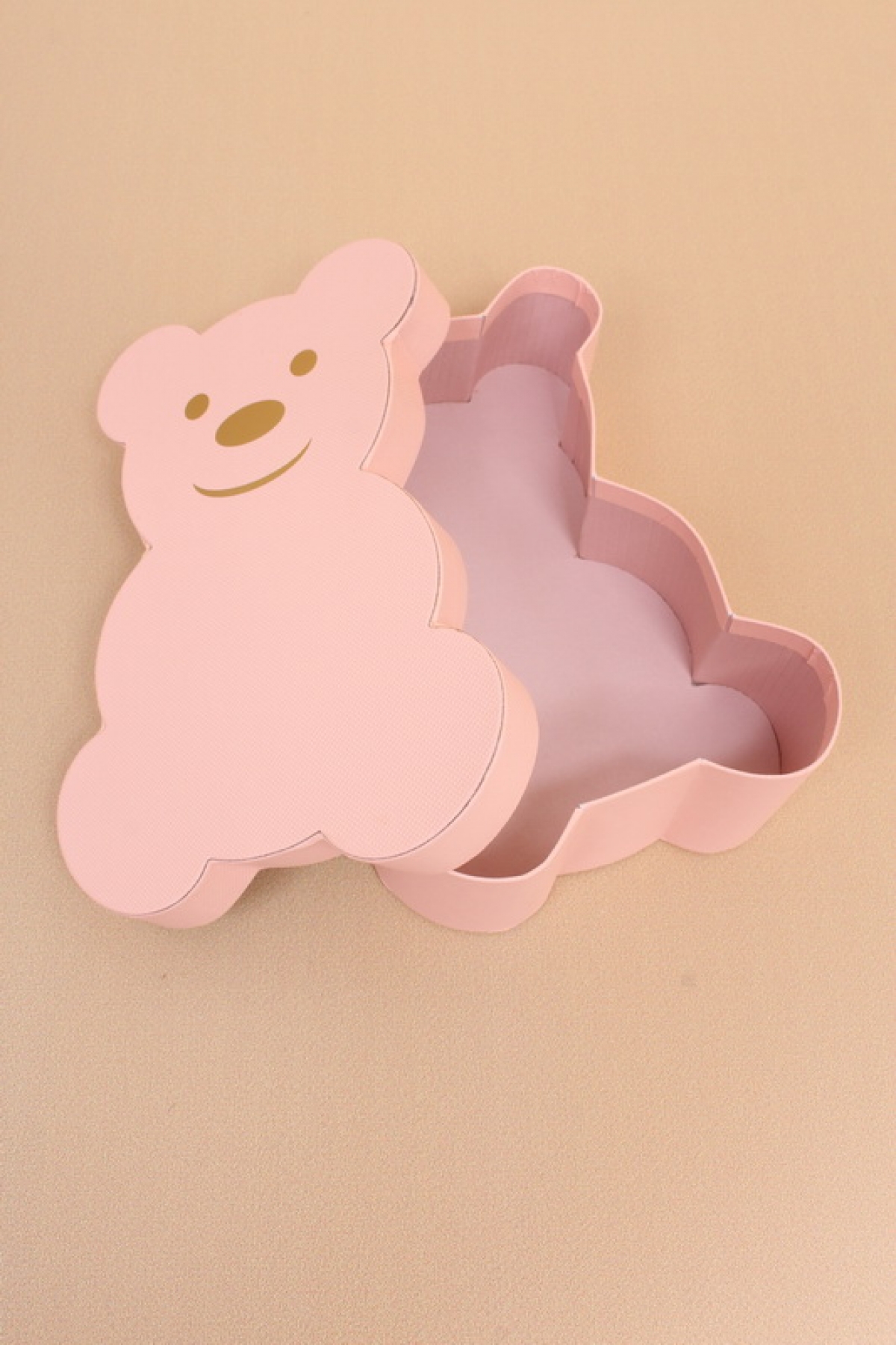 Коробка с крышкой "Мишка" 18,3x13x5 см, св.розовый  9476М