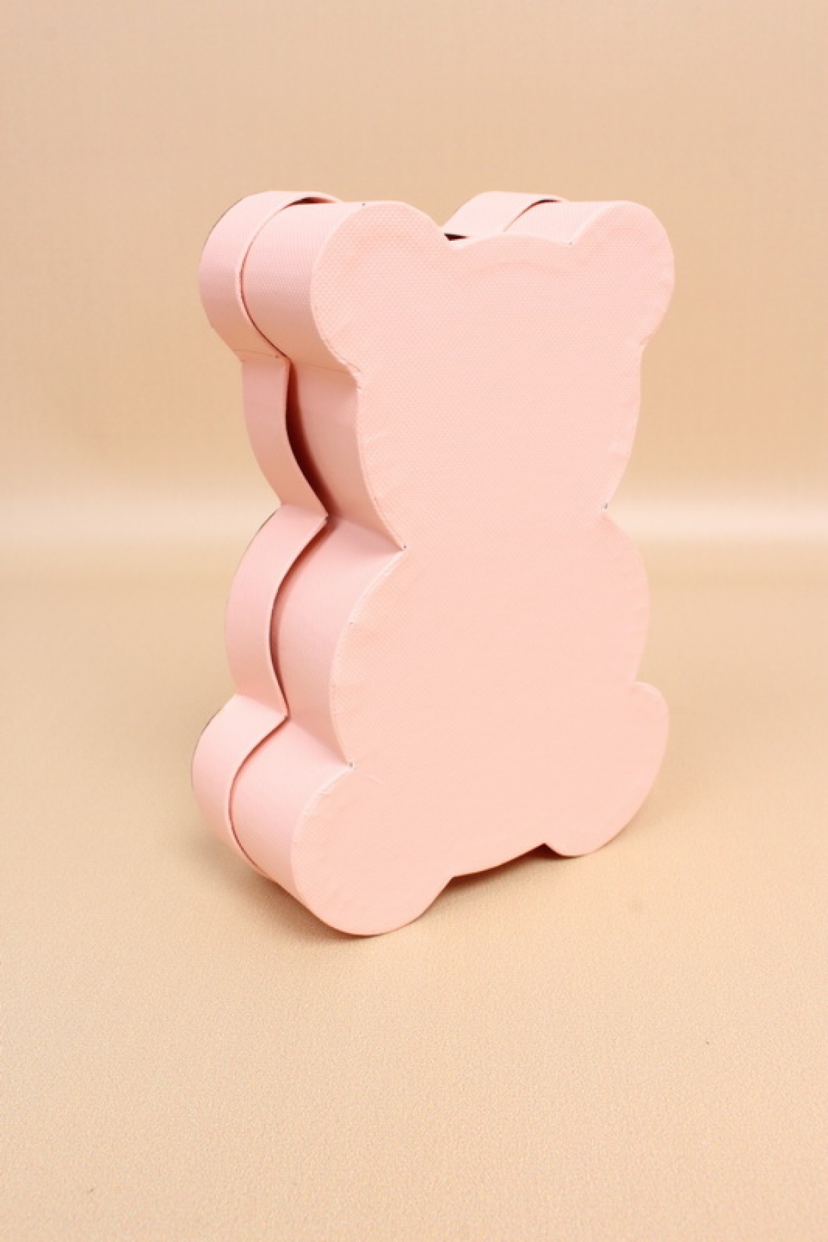 Коробка с крышкой "Мишка" 18,3x13x5 см, св.розовый  9476М