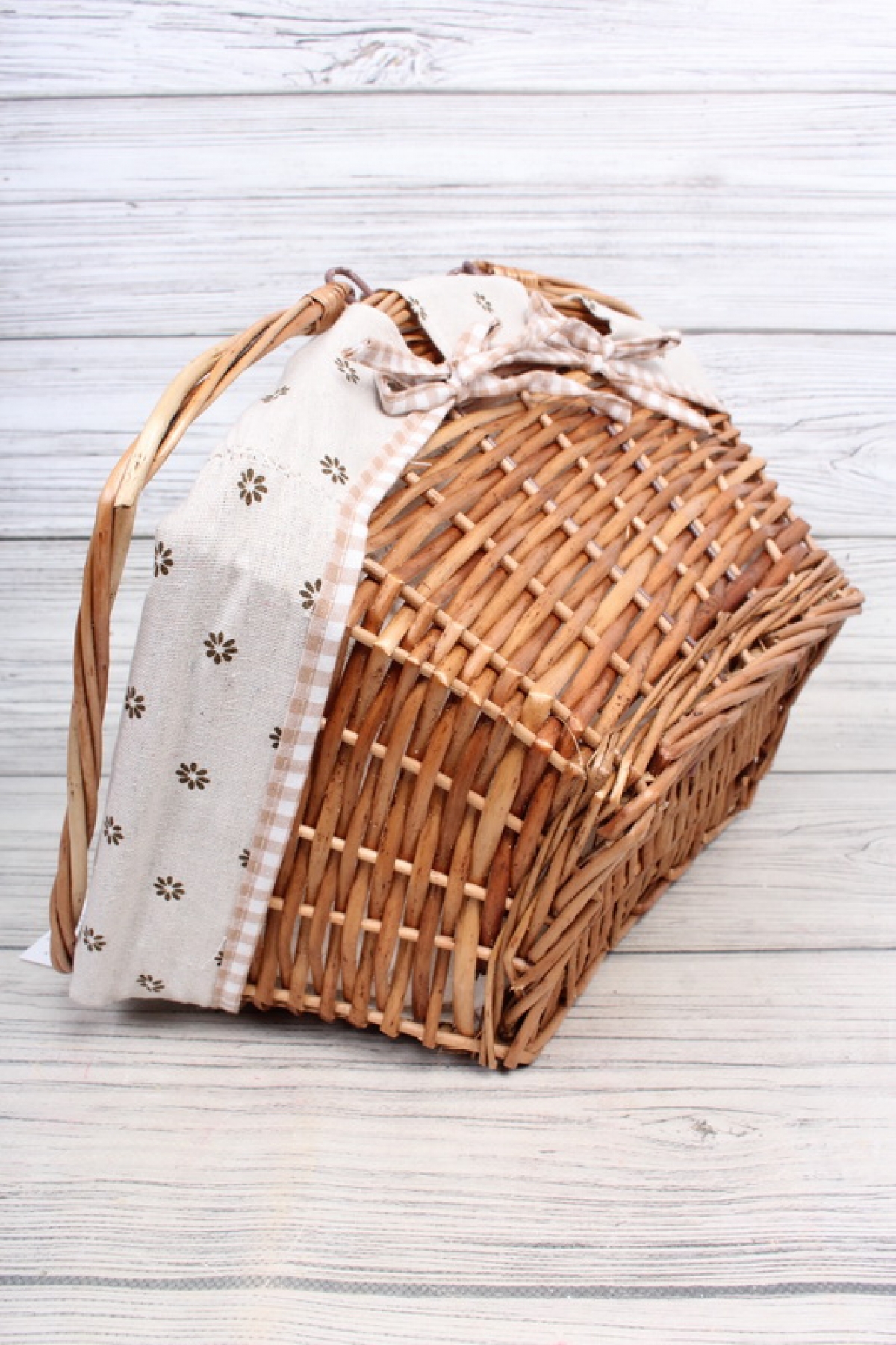 Корзина из ивы 38*23*21, прямоугольник, натуральный 4471Н