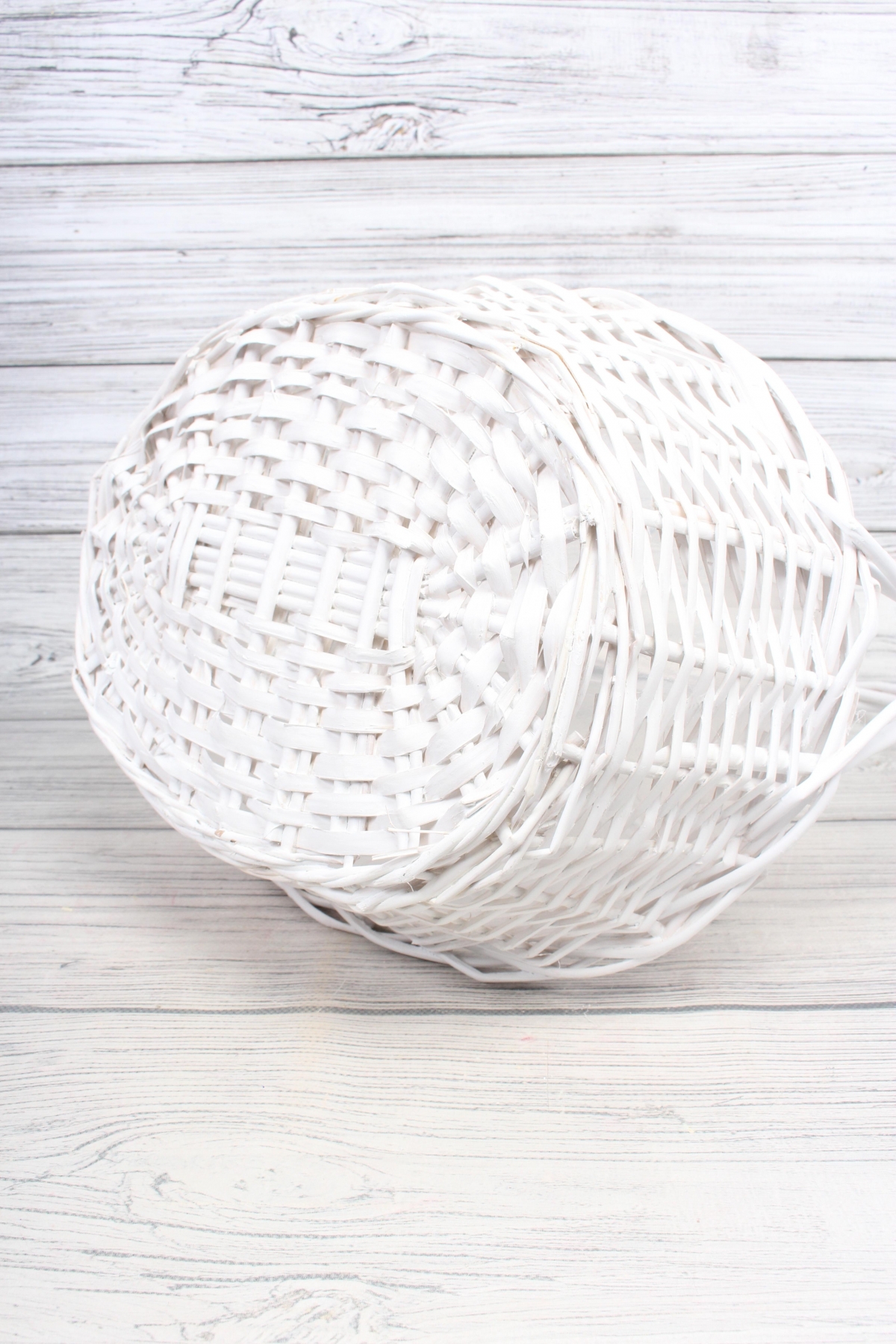 Корзина из ивы 39*29*10*14*46, S. овал, белый 6039Н