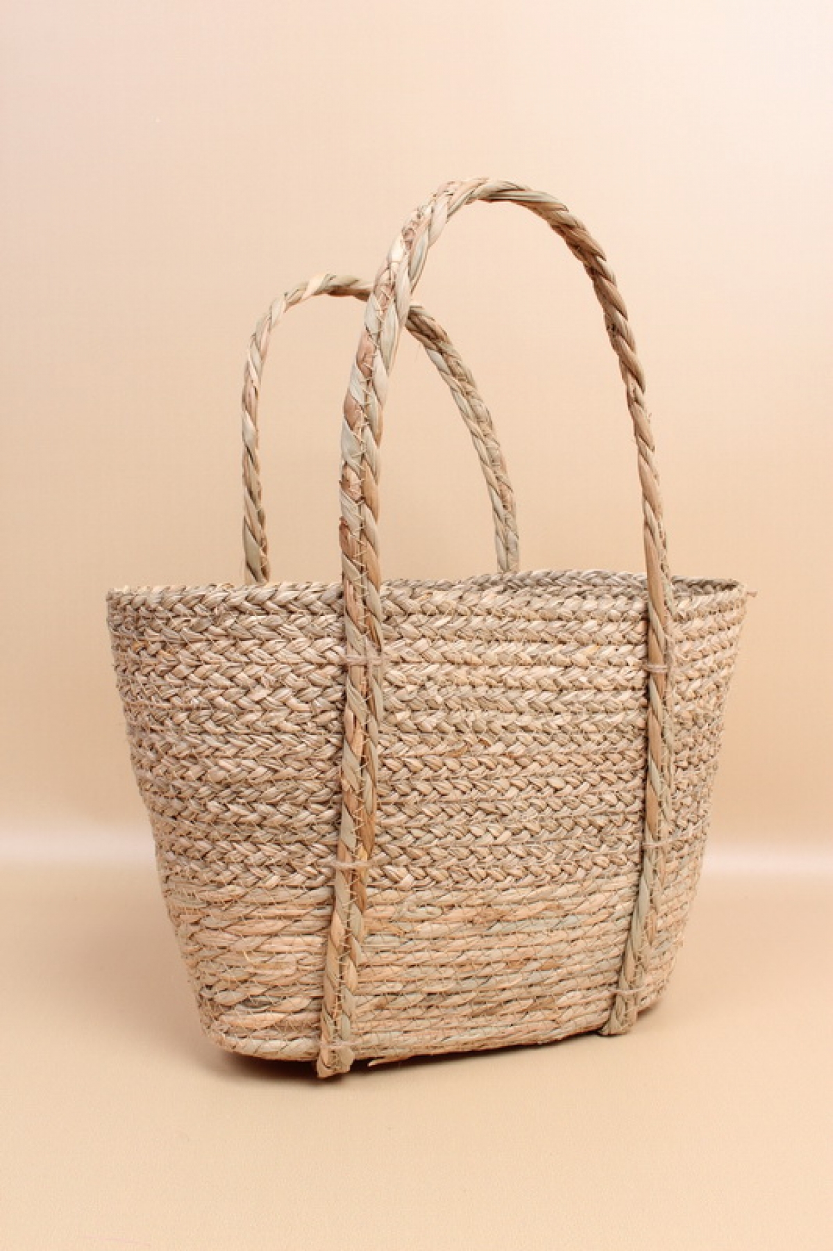 Корзина плетеная 38*14*23*40, B27*11, рогоз, натуральный  6572Н